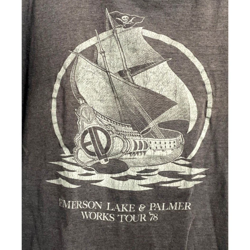 Other RARE Vintage 70s ELP EMERSON LAKE PALMER PIRATE SHIP 1978 TO Size US XS / EU 42 / 0 - 1 Thumbnail