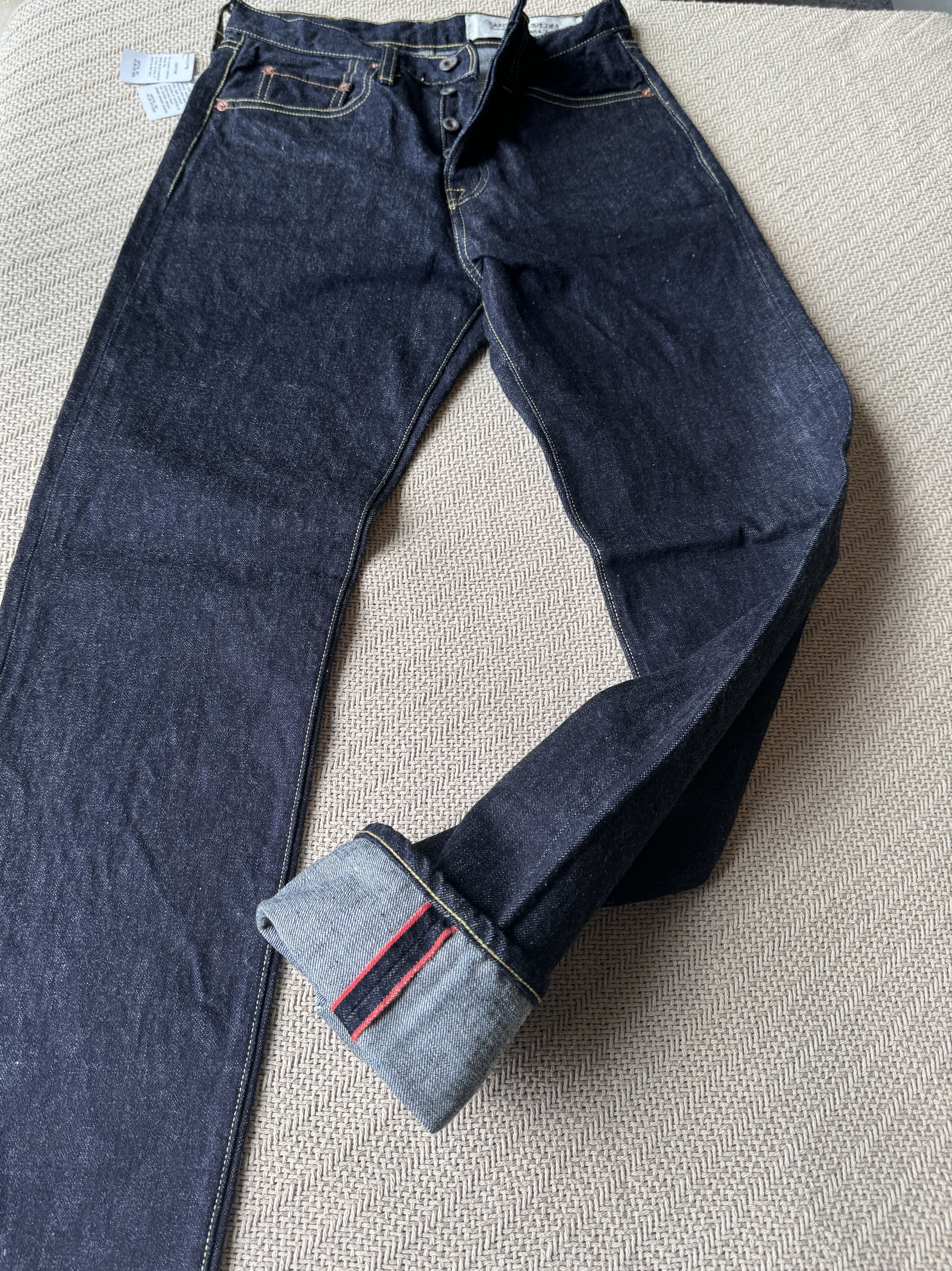 KAPITAL 14 OZ 5P MONKEY CISCO DENIM SELVEDGE SIZE 30