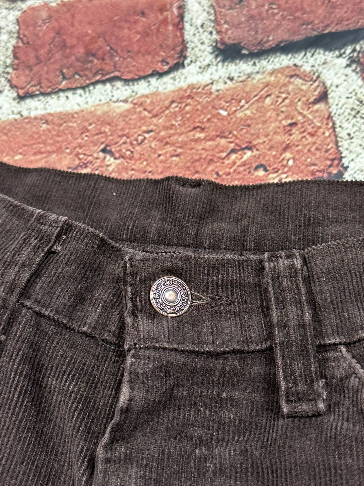 Levi's Vintage Levis 519 Corduroy Pants Talon 80s 33x30 Bootcut Size US 33 - 8 Thumbnail