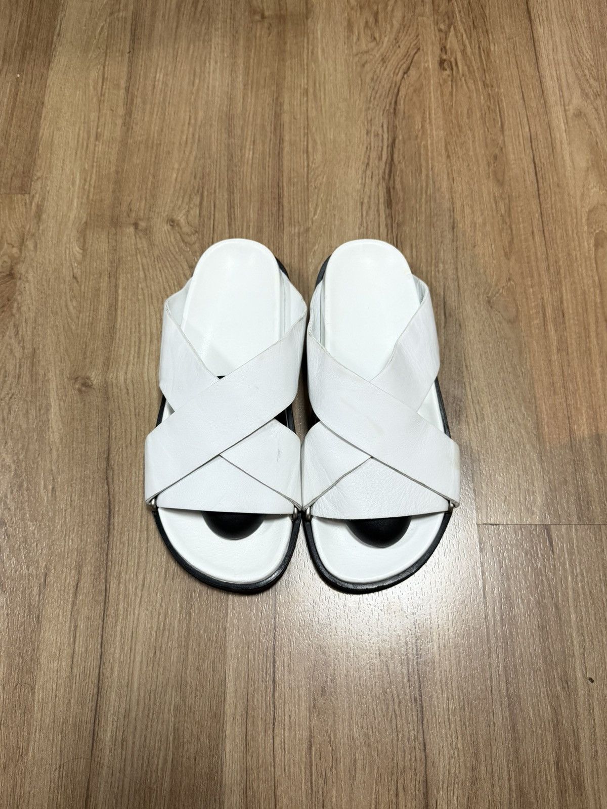 Maison Margiela Maison Margiela Paris Leather Sandals Size US 9.5 / EU 42-43 - 1 Thumbnail