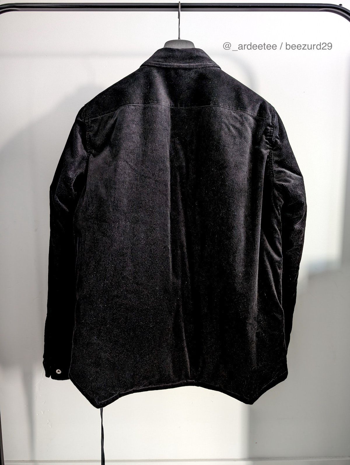 Rick Owens PADDED CORDUROY VELVET OUTERSHIRT $1,755 LARGE Size US L / EU 52-54 / 3 - 5 Thumbnail