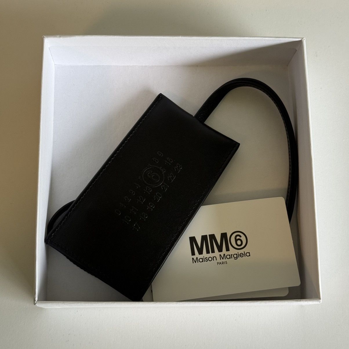 MM6 MM6 Maison Margiela Leather Key Tag Holder Size ONE SIZE - 5 Thumbnail