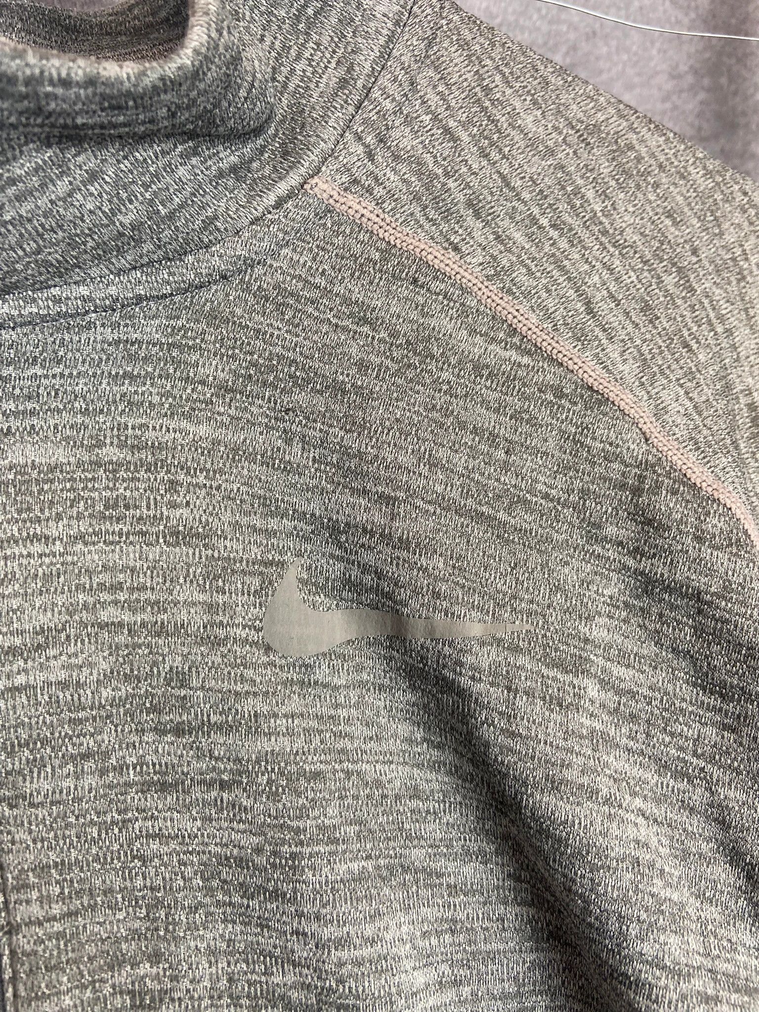 Nike Nike Dri-Fit Grey Quarter-Zip Longsleeve M | Athletic T Size US M / EU 48-50 / 2 - 2 Thumbnail