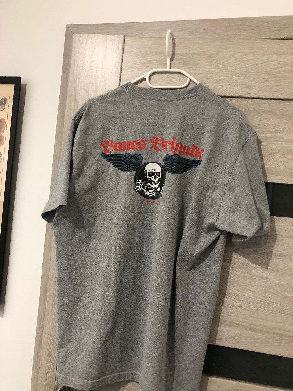 image of Bones Brigade T-Shirt From 1986 in Grey, Men's (Size Large)