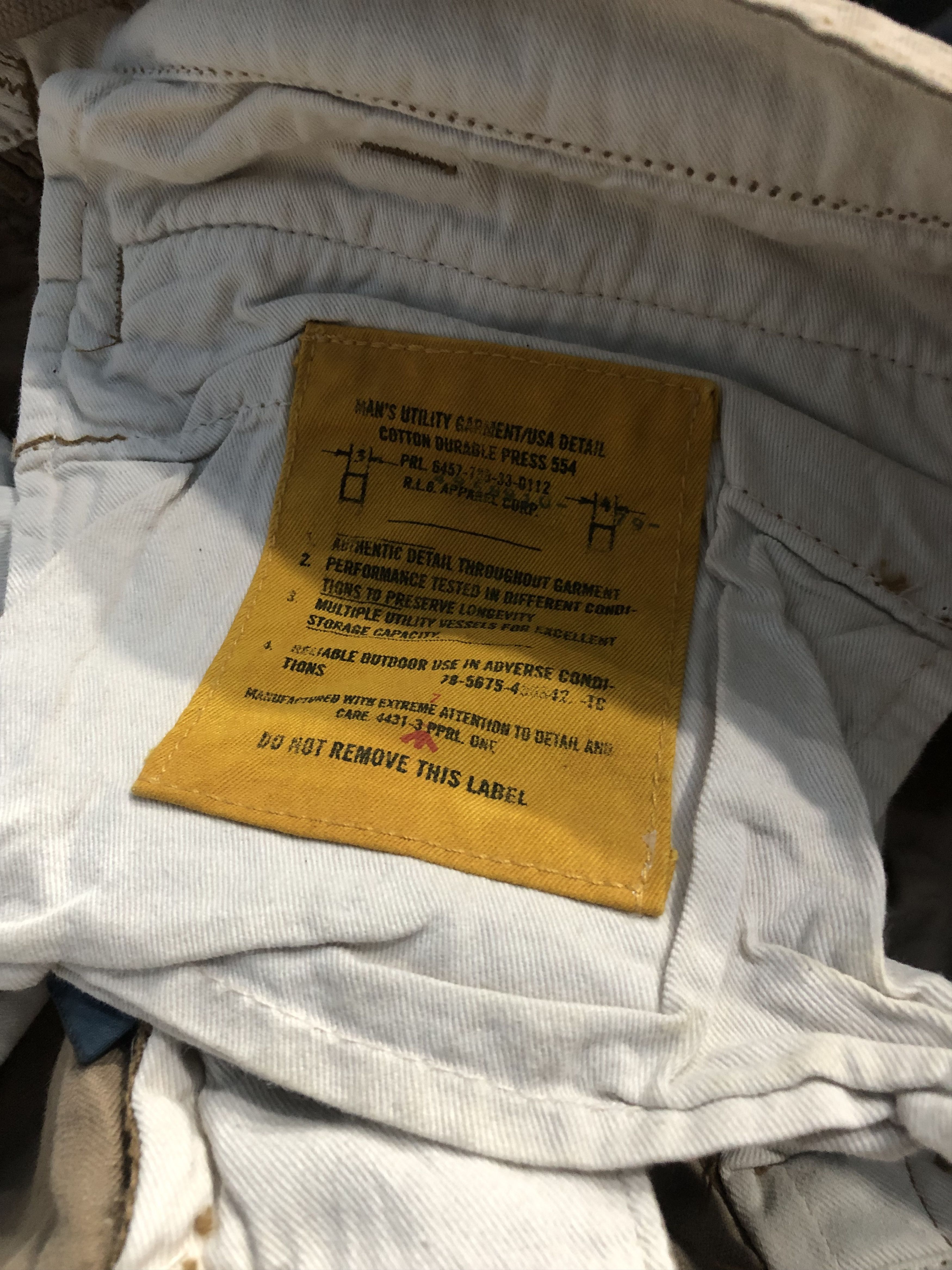 Polo Ralph Lauren × Vintage Vintage polo ralph lauren military cargo Size US 36 / EU 52 - 8 Thumbnail