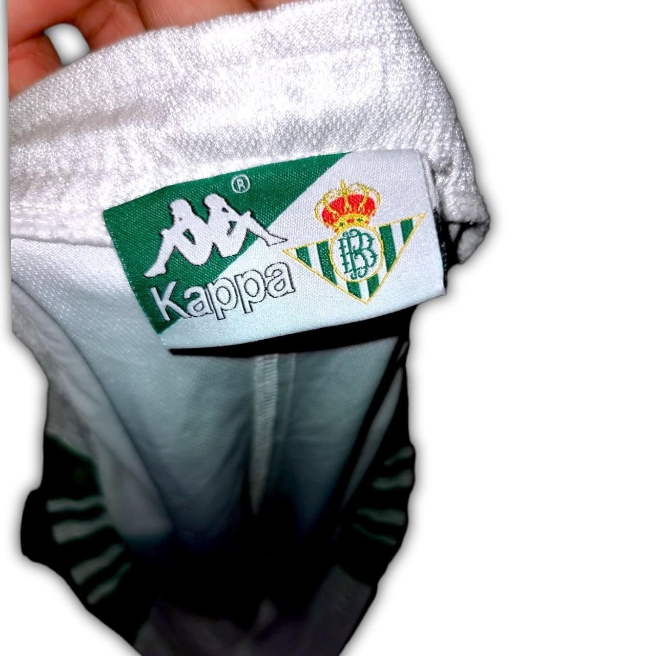Kappa Real Betis 1995 1996 1997 Home Short Shirt Jersey Size US 36 / EU 52 - 2 Thumbnail