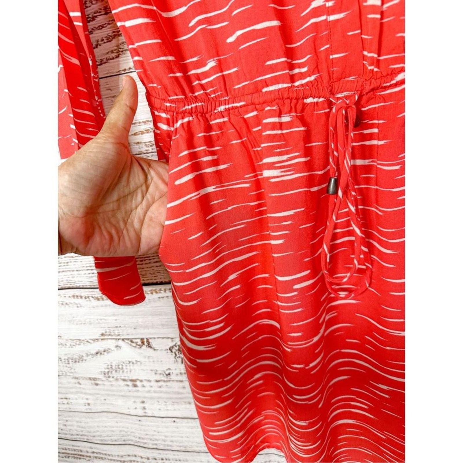 Splendid Splendid Button Front Mini Dress Red White Size Small Size S / US 4 / IT 40 - 6 Thumbnail