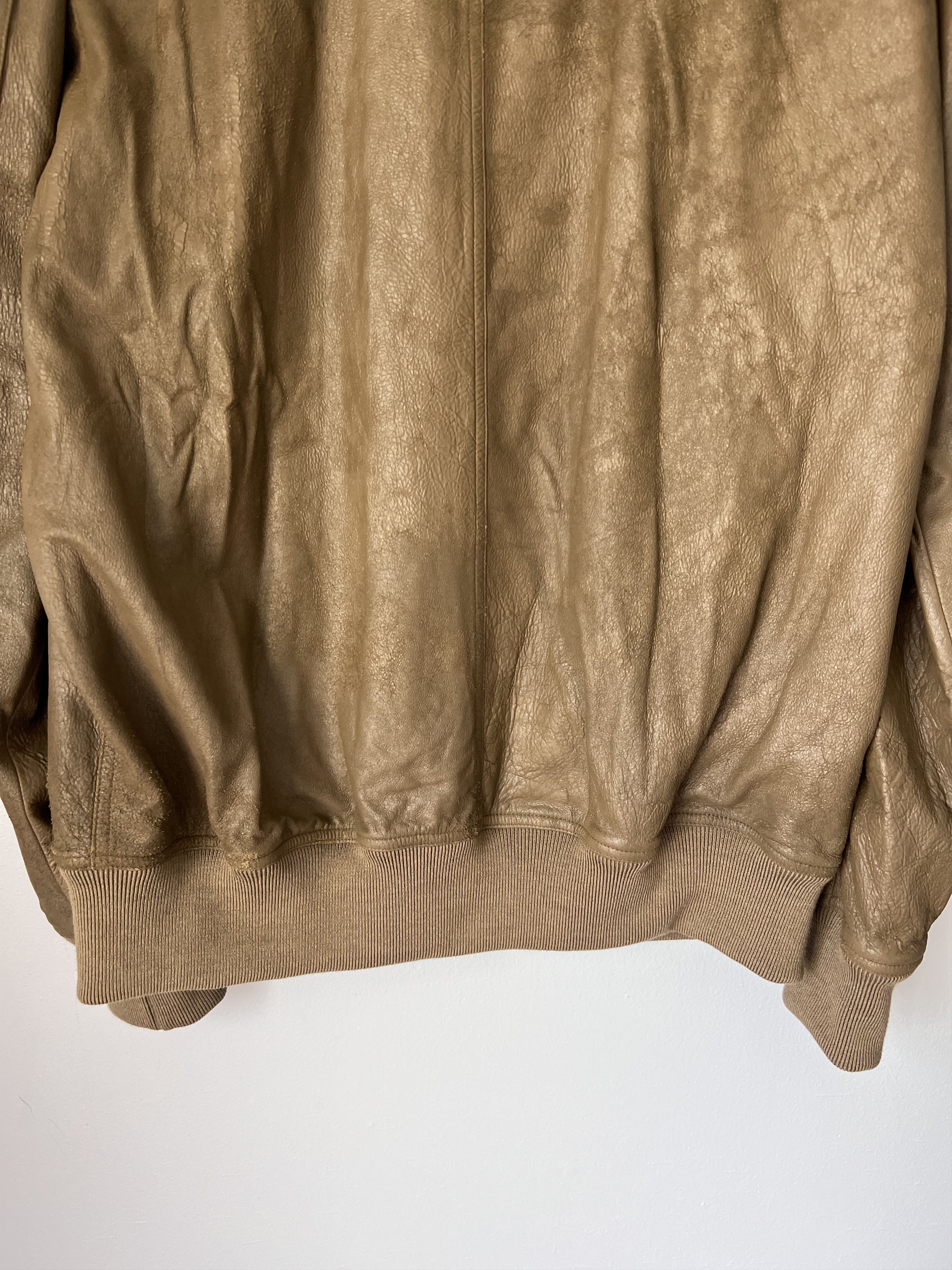 Rick Owens Rick Owens Classic Leather Flight Jacket in Bean Brown Size US L / EU 52-54 / 3 - 8 Thumbnail