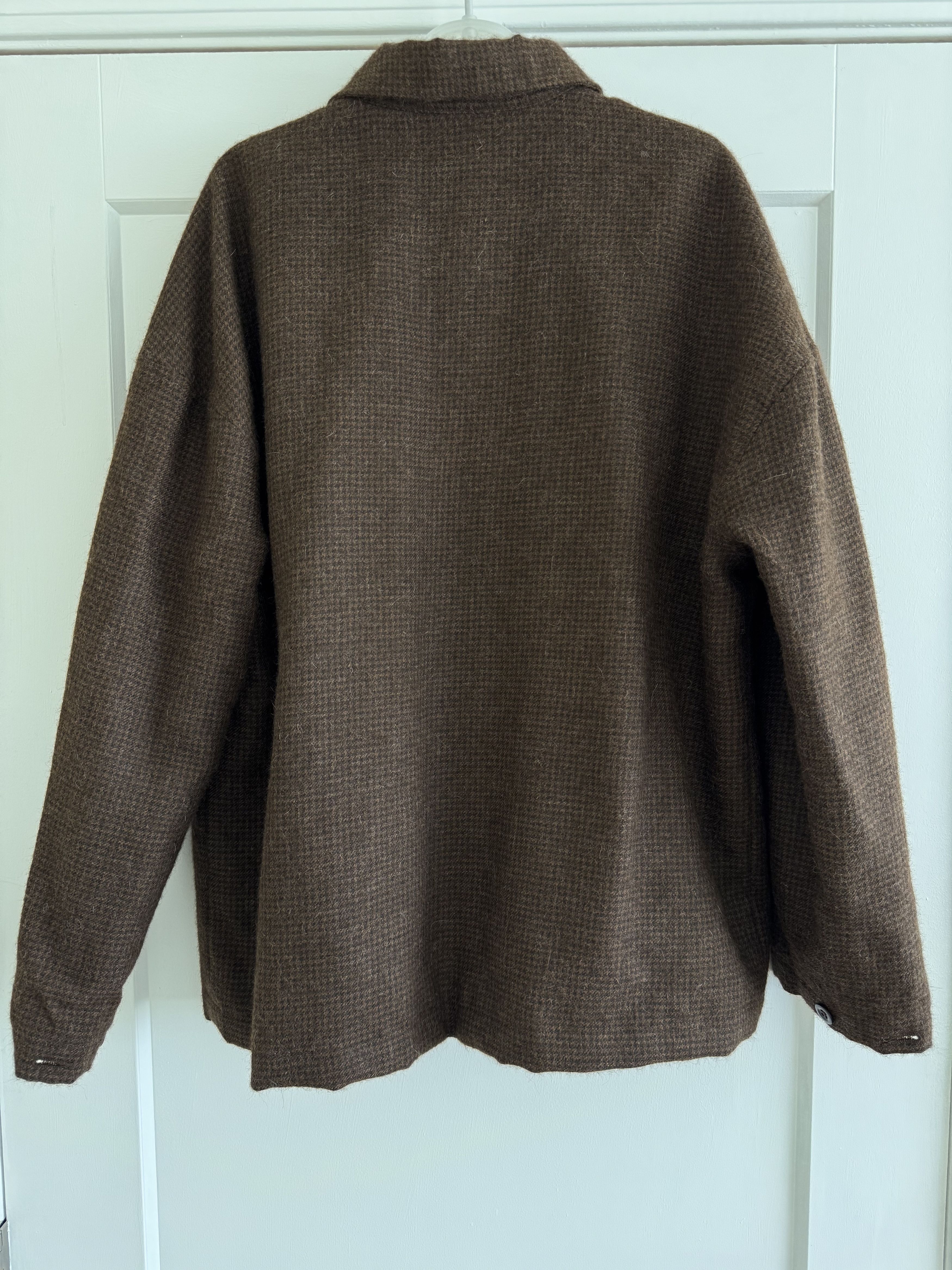 Evan Kinori Evan Kinori Field Shirt Two Alpaca Houndstooth Small Size US S / EU 44-46 / 1 - 4 Thumbnail