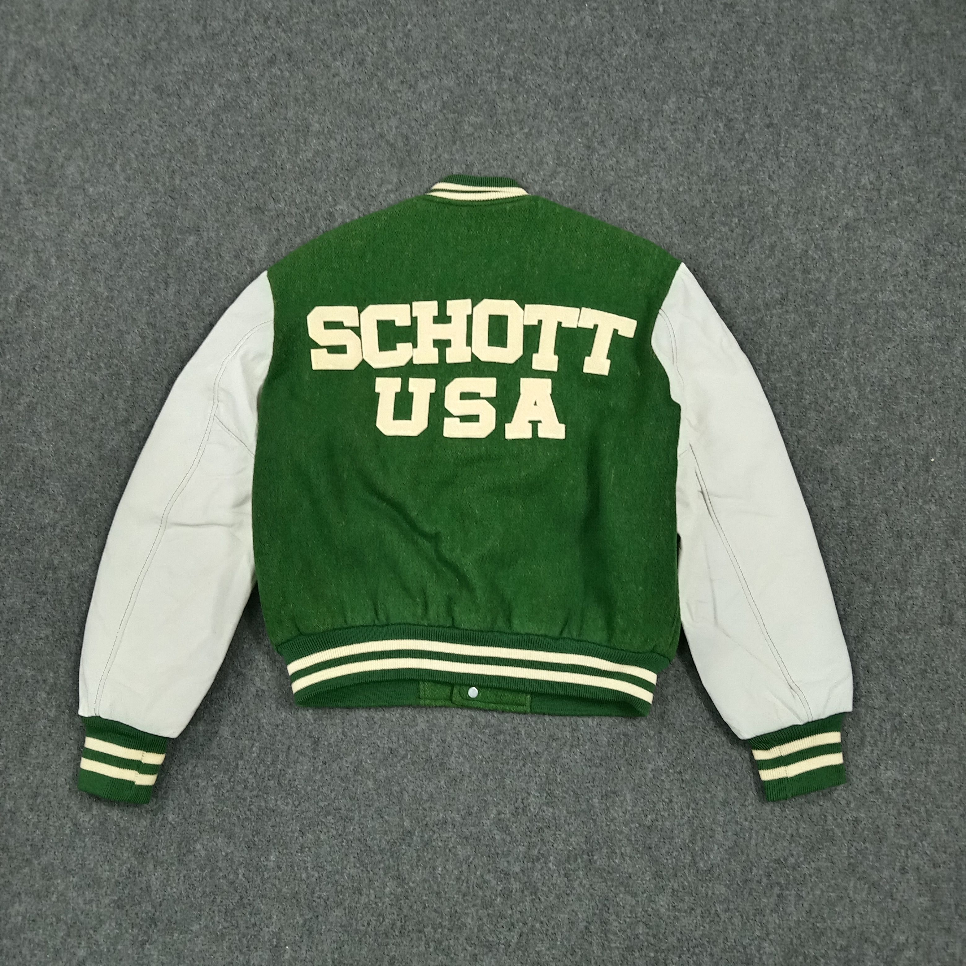 Schott Schott NYC Varsity Letterman Bomber Jacket C292N18 Size US M / EU 48-50 / 2 - 1 Thumbnail