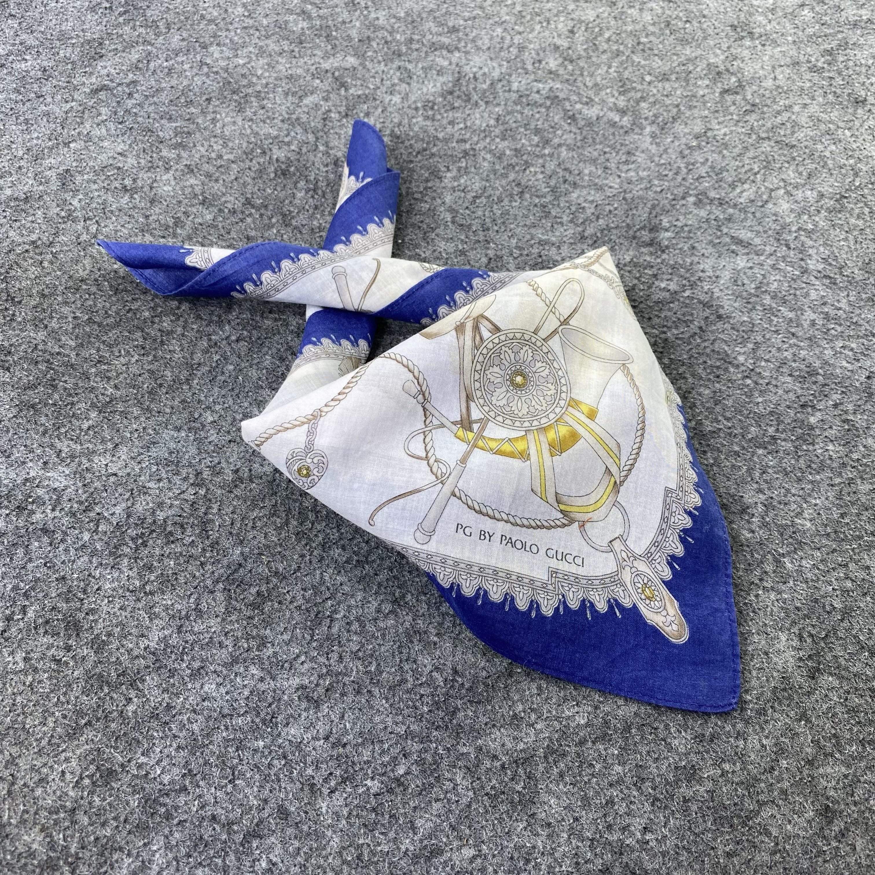 Paolo Gucci Paolo Gucci Handkerchief / Bandana / Neckerchief-B1115 Size ONE SIZE - 1 Thumbnail