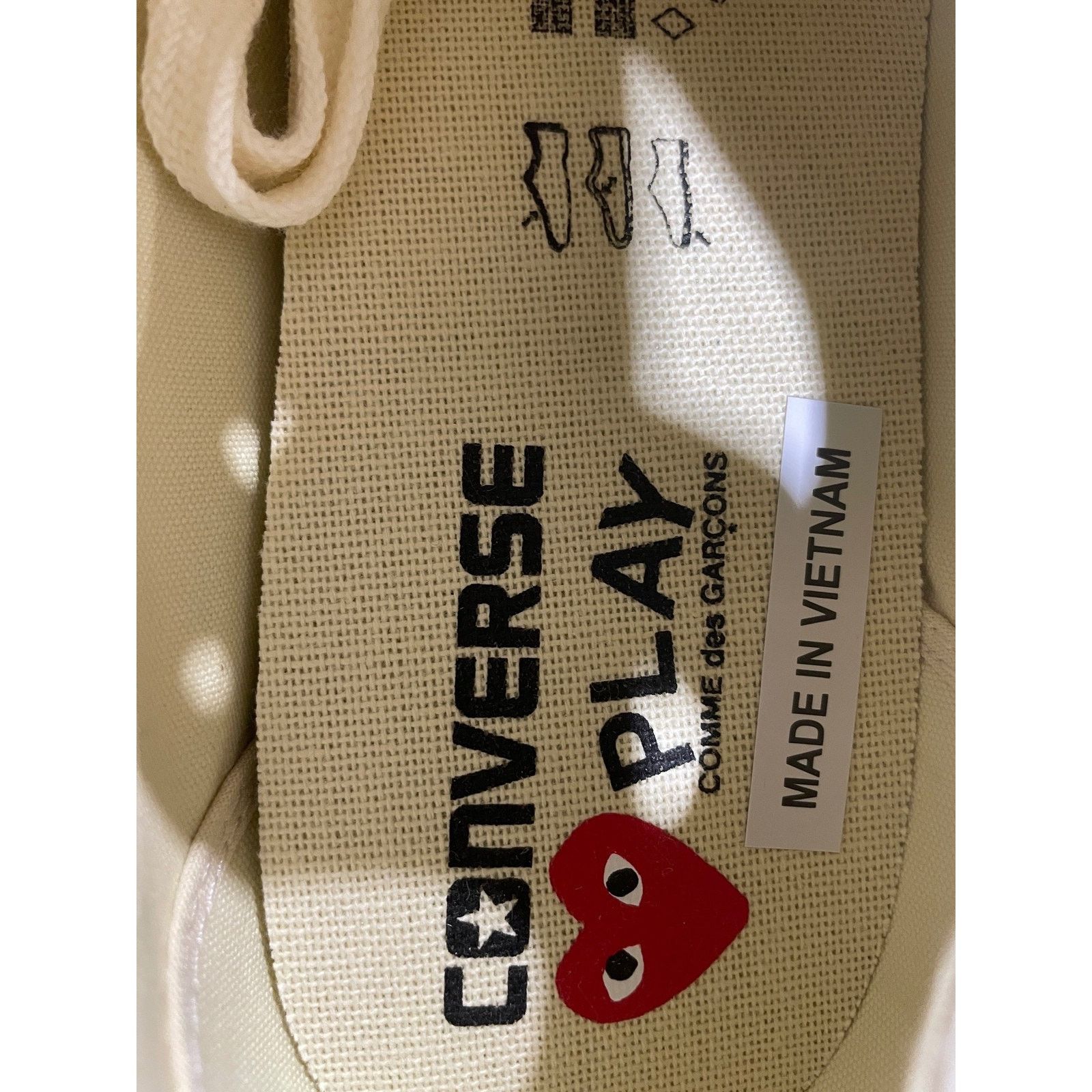 Converse CONVERSE 70 OX 'CDG PLAY WHITE' SIZE 9 NEW Size US 9 / EU 42 - 7 Thumbnail