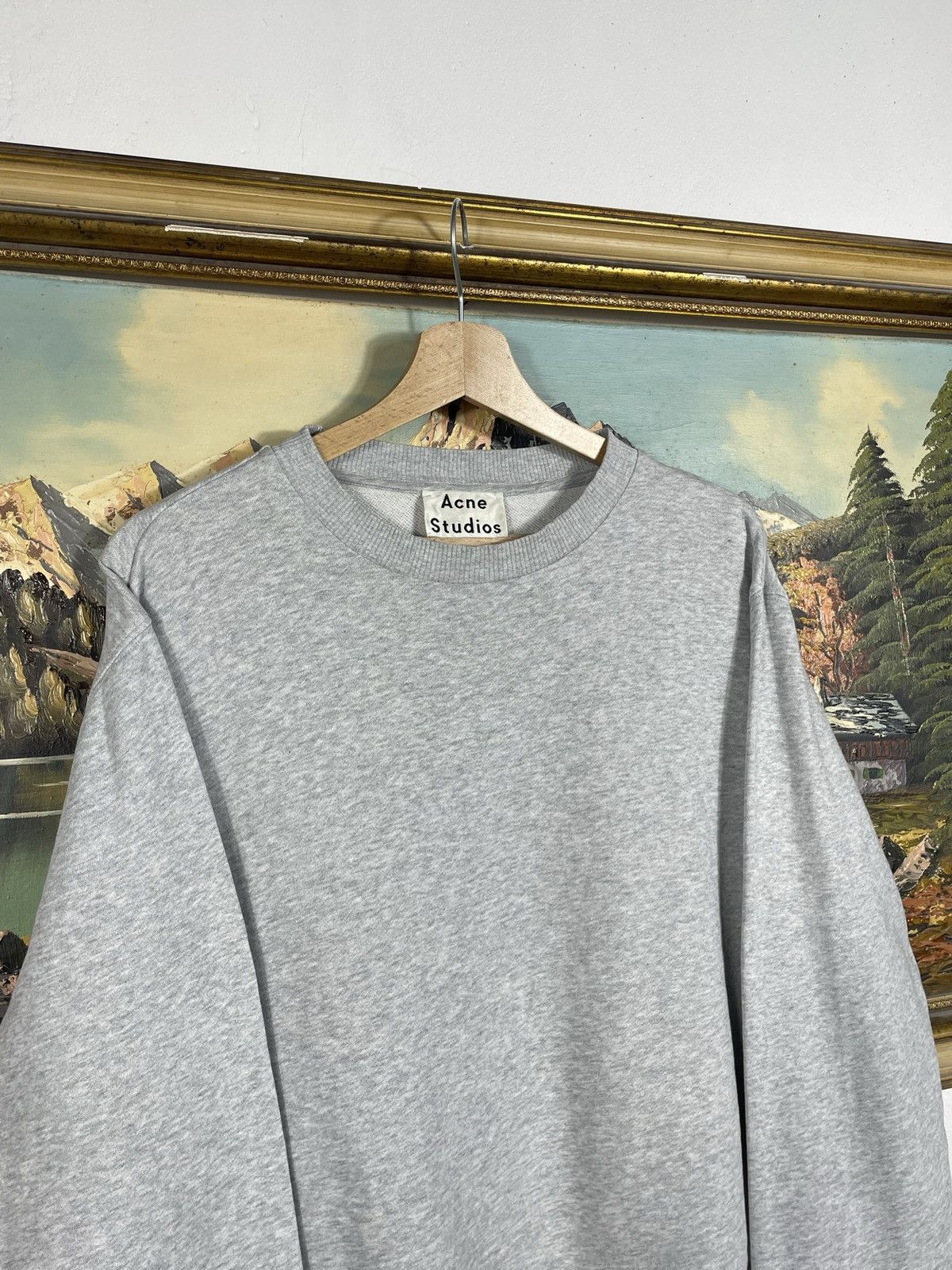 Acne Studios Acne Studios Boxy Oversize Crewneck Jumper Sweater Luxury Size S / US 4 / IT 40 - 5 Thumbnail