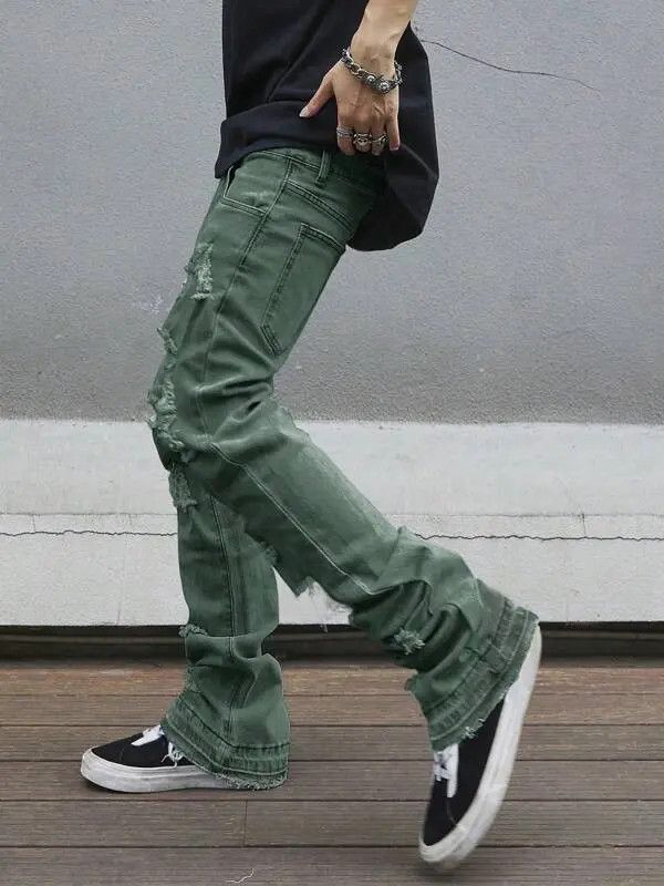 Designer Norika x Nami Skinny distressed pants Size US 30 / EU 46 - 5 Thumbnail