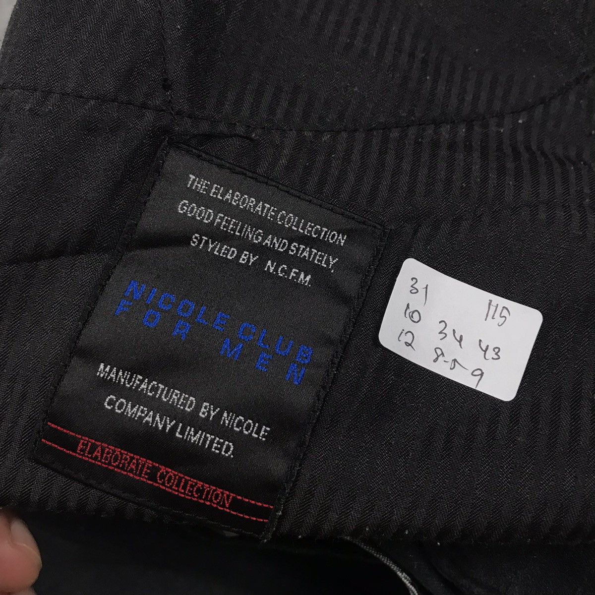 Japanese Brand × Vintage NICOLE CLUB FOR MEN JAPAN DOUBLE POCKET PANTS Size US 31 - 15 Thumbnail