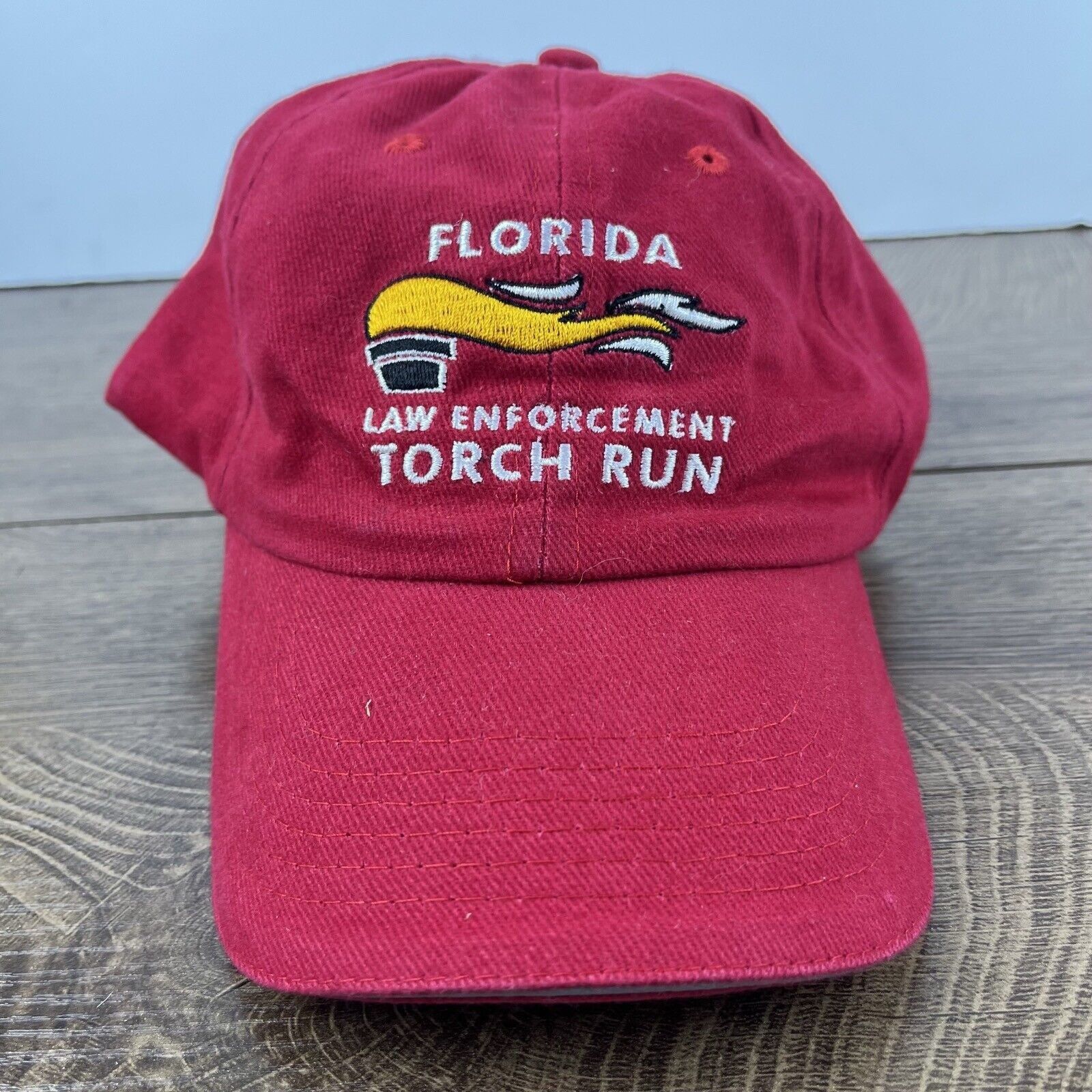Other Florida Law Enforcement Torch Run Hat Red Adjustable Hat Red Size ONE SIZE - 1 Thumbnail
