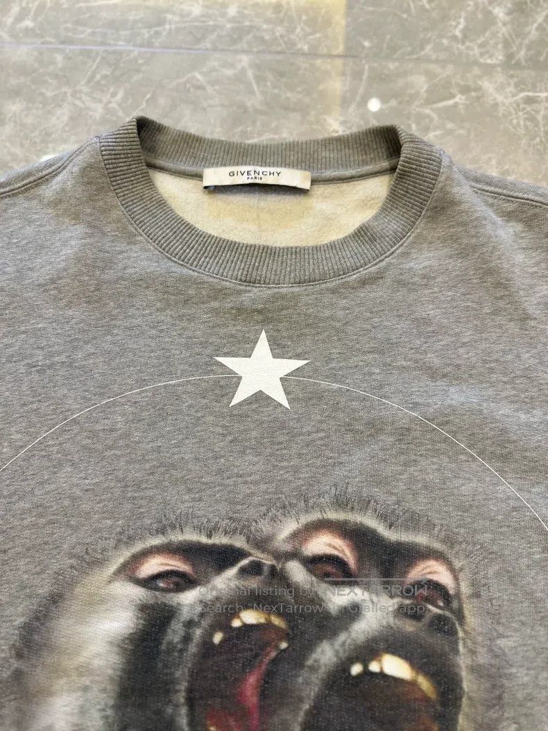 Givenchy Givenchy Logo Printed Solid Color Casual Hoodie for Men in Size US M / EU 48-50 / 2 - 2 Thumbnail