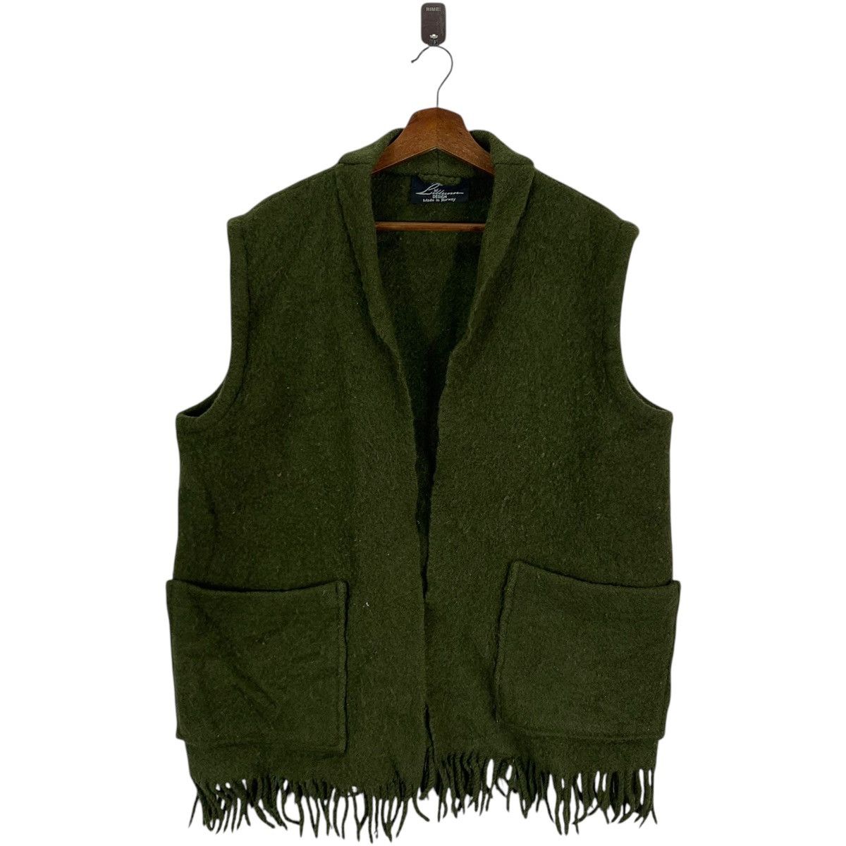 Vintage VINTAGE 1950s LILLUNN NORWEGIAN WOOL VEST Size US M / EU 48-50 / 2 - 1 Thumbnail