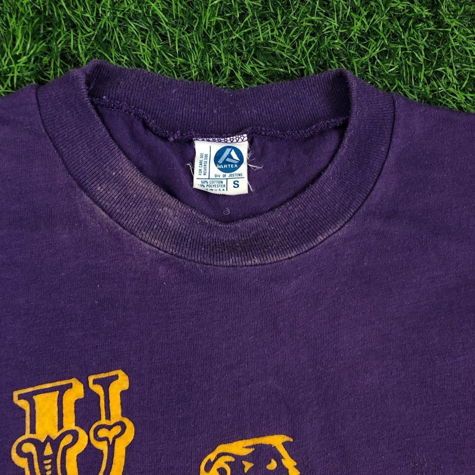 Artek Purple USAF Chanute AFB Illinois Eagle Graphic Tee Size US S / EU 44-46 / 1 - 4 Thumbnail
