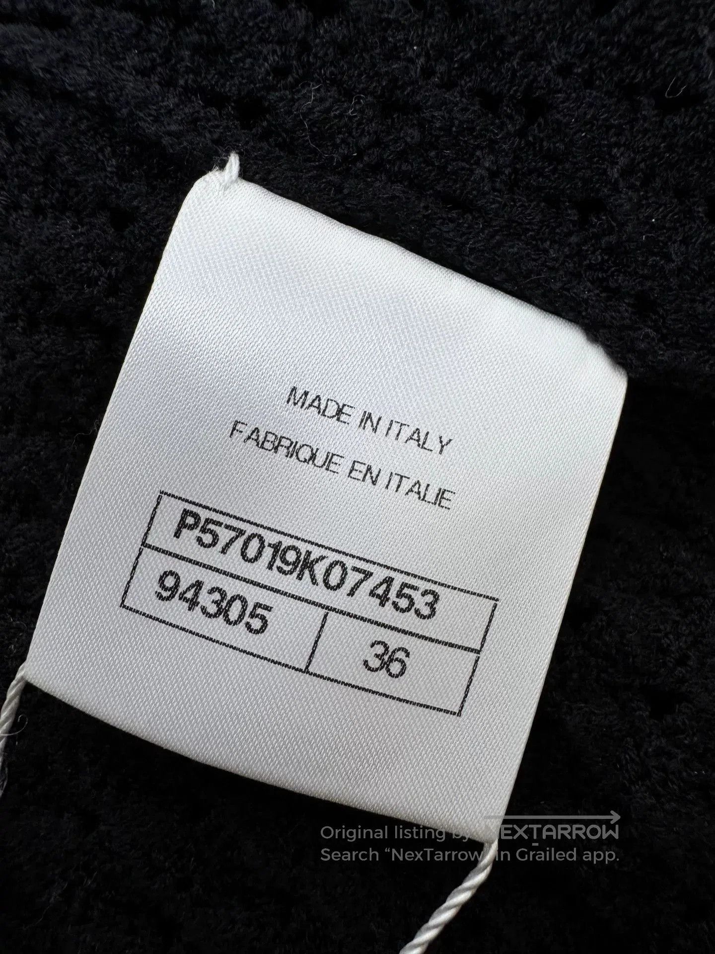 Chanel Chanel 17A Black Knit Dress. Size US M / EU 48-50 / 2 - 5 Thumbnail