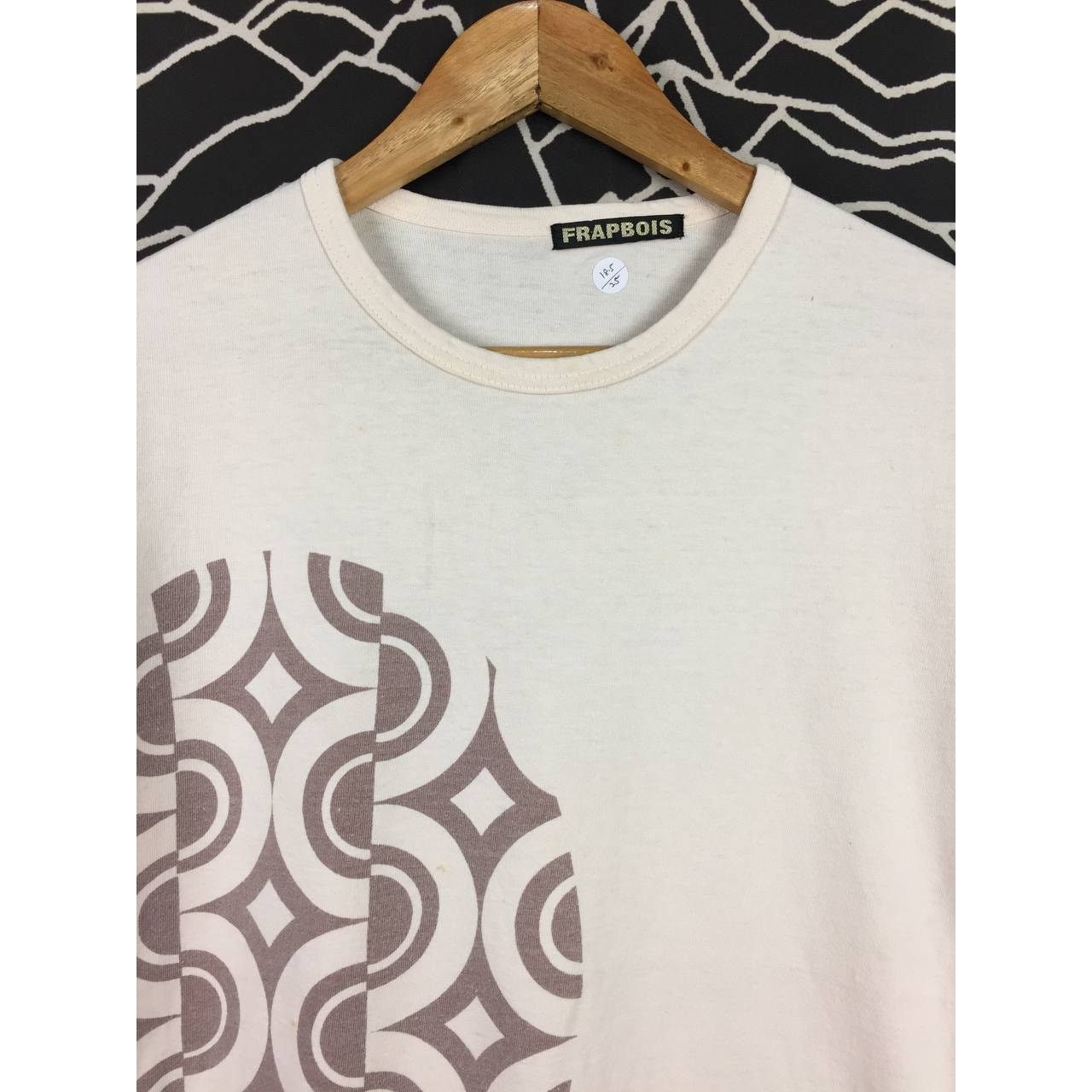 Frapbois Frapbois Japanese Designer Streetwear Abstract Pattern Tee Size US S / EU 44-46 / 1 - 3 Thumbnail