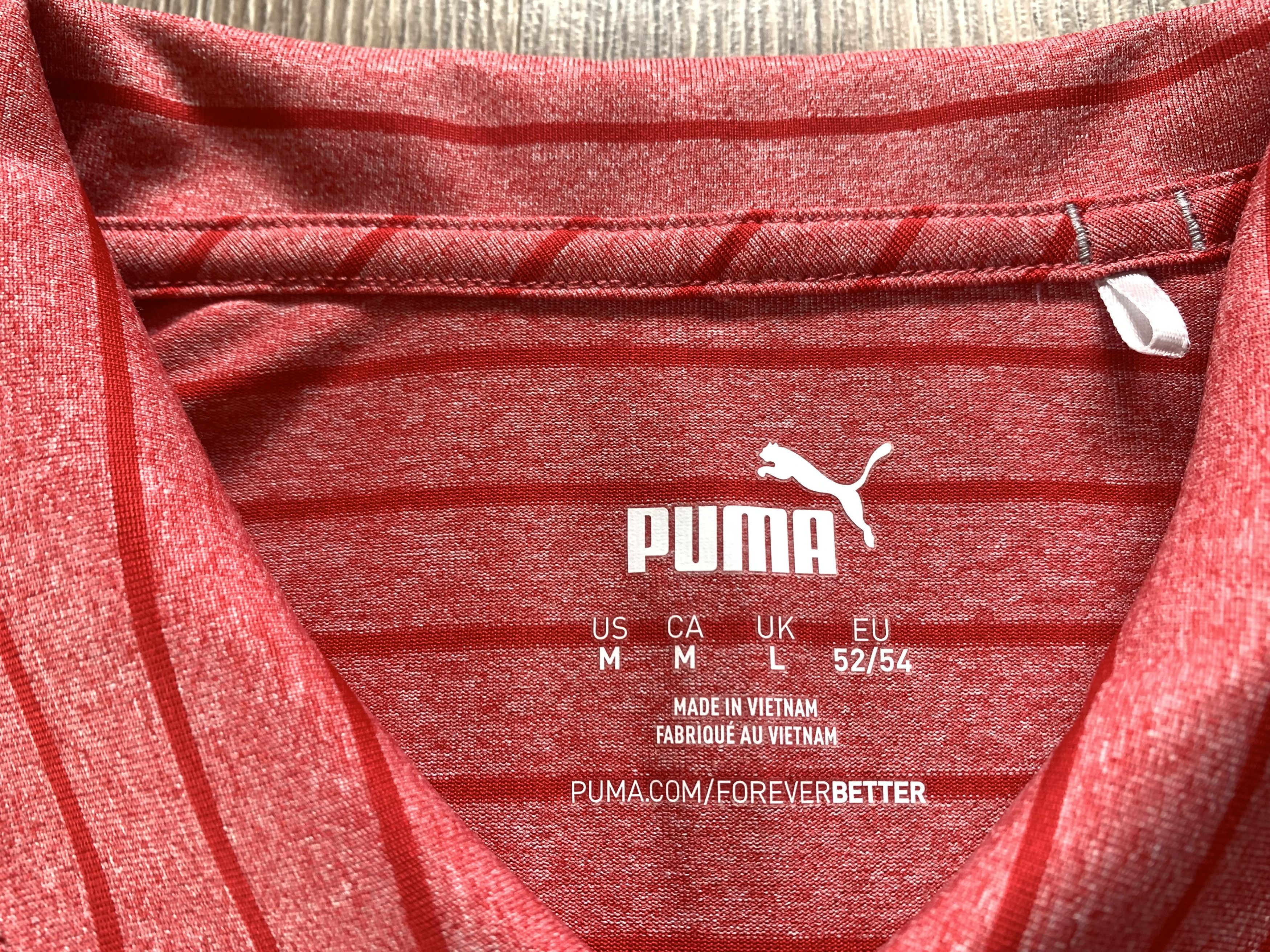 Puma Puma Golf Coral Stripe Polo T Shirt Size US M / EU 48-50 / 2 - 7 Thumbnail