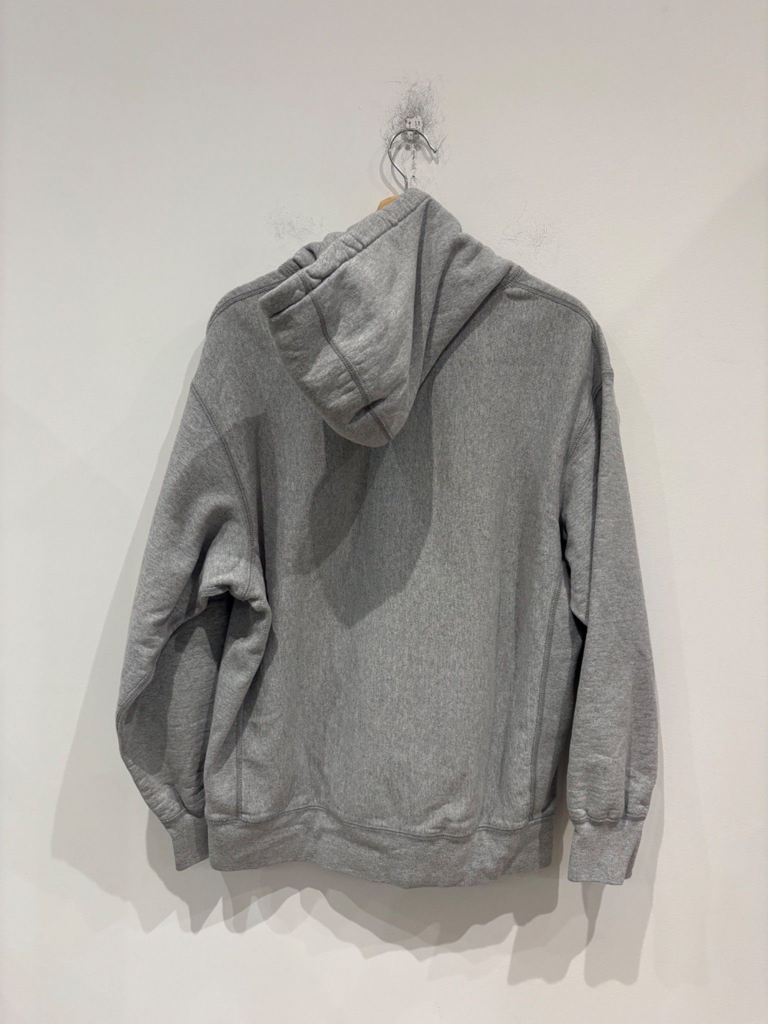 Supreme Supreme Cross Box Logo Hooded Sweatshirt Heather Grey Size US L / EU 52-54 / 3 - 5 Thumbnail