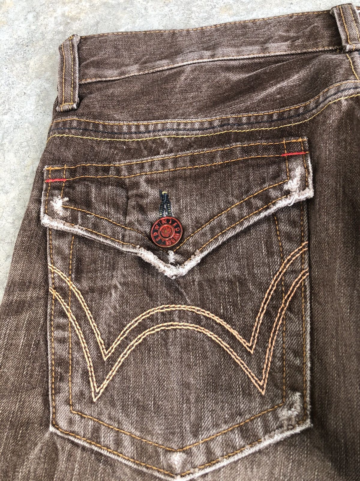 Edwin Japanese Edwin Flared Jeans Distressed Jeans Size US 32 / EU 48 - 17 Thumbnail