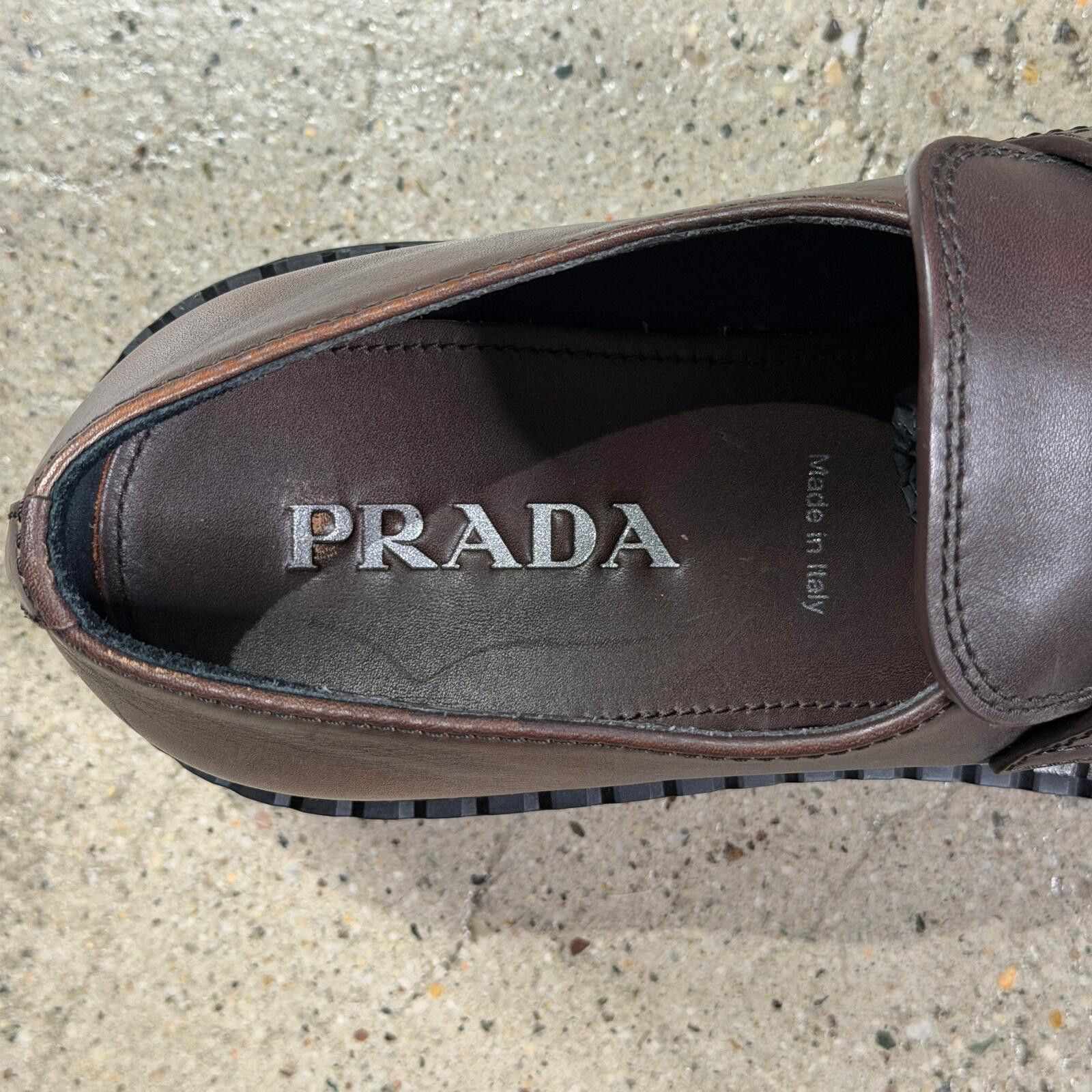 Prada Prada Leather Loafers Size US 9 / EU 42 - 7 Thumbnail
