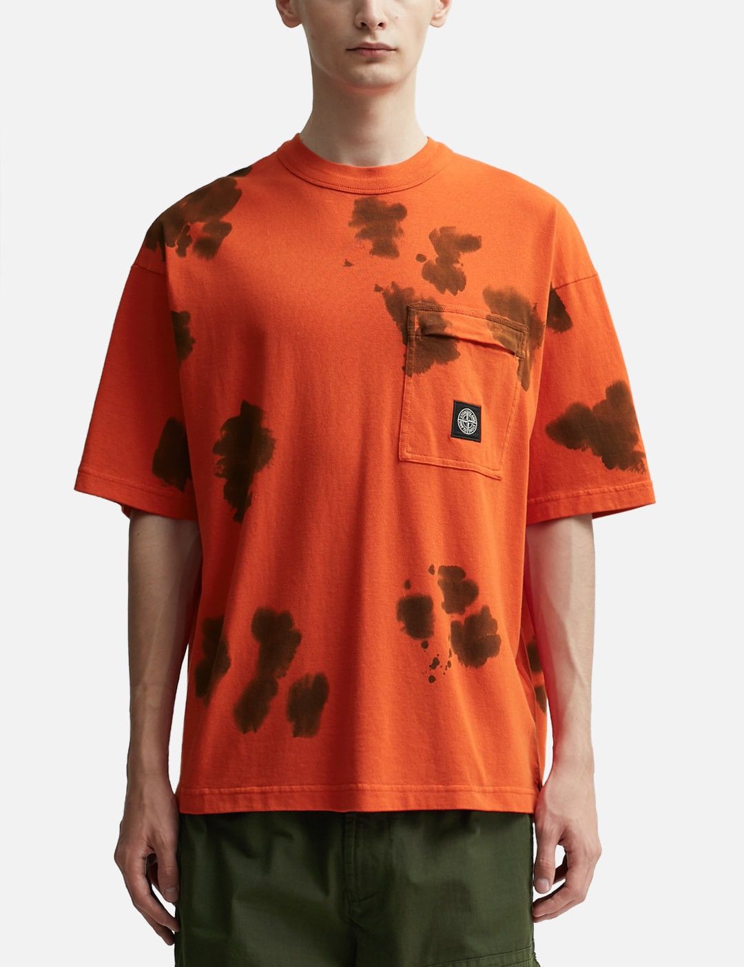 Stone Island Stone Island Tee Tie-Dyed Patch Program Crewneck T-Shirt Size US L / EU 52-54 / 3 - 3 Thumbnail