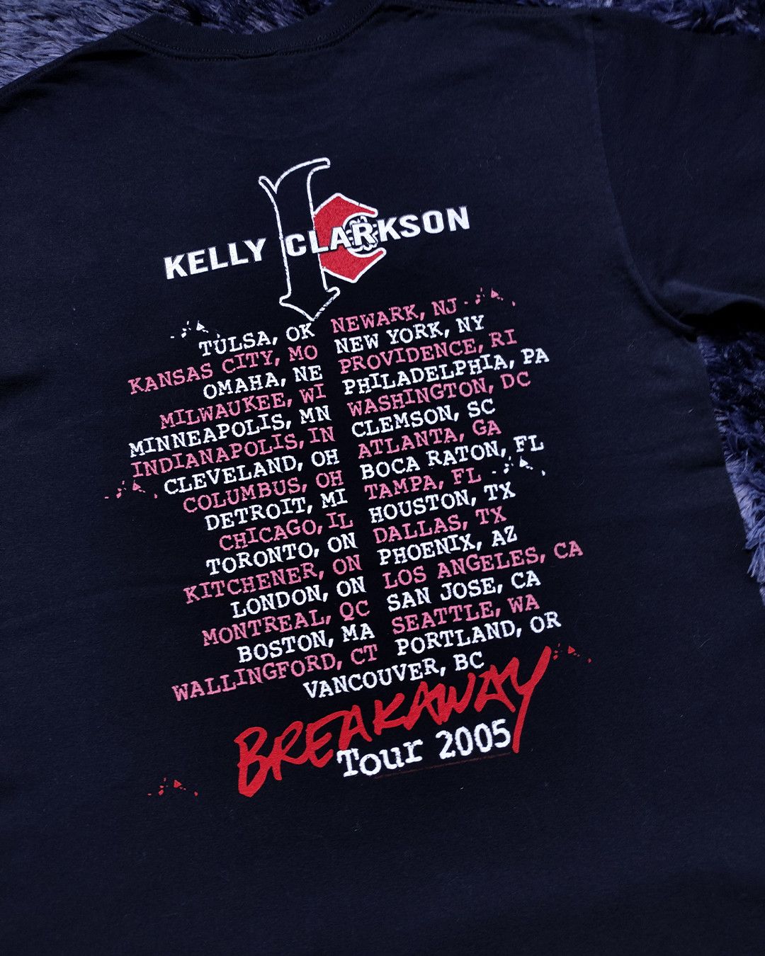 Band Tees × Vintage 2005 Kelly Clarkson Breakaway Tour vintage tee 💔 Size US M / EU 48-50 / 2 - 6 Thumbnail