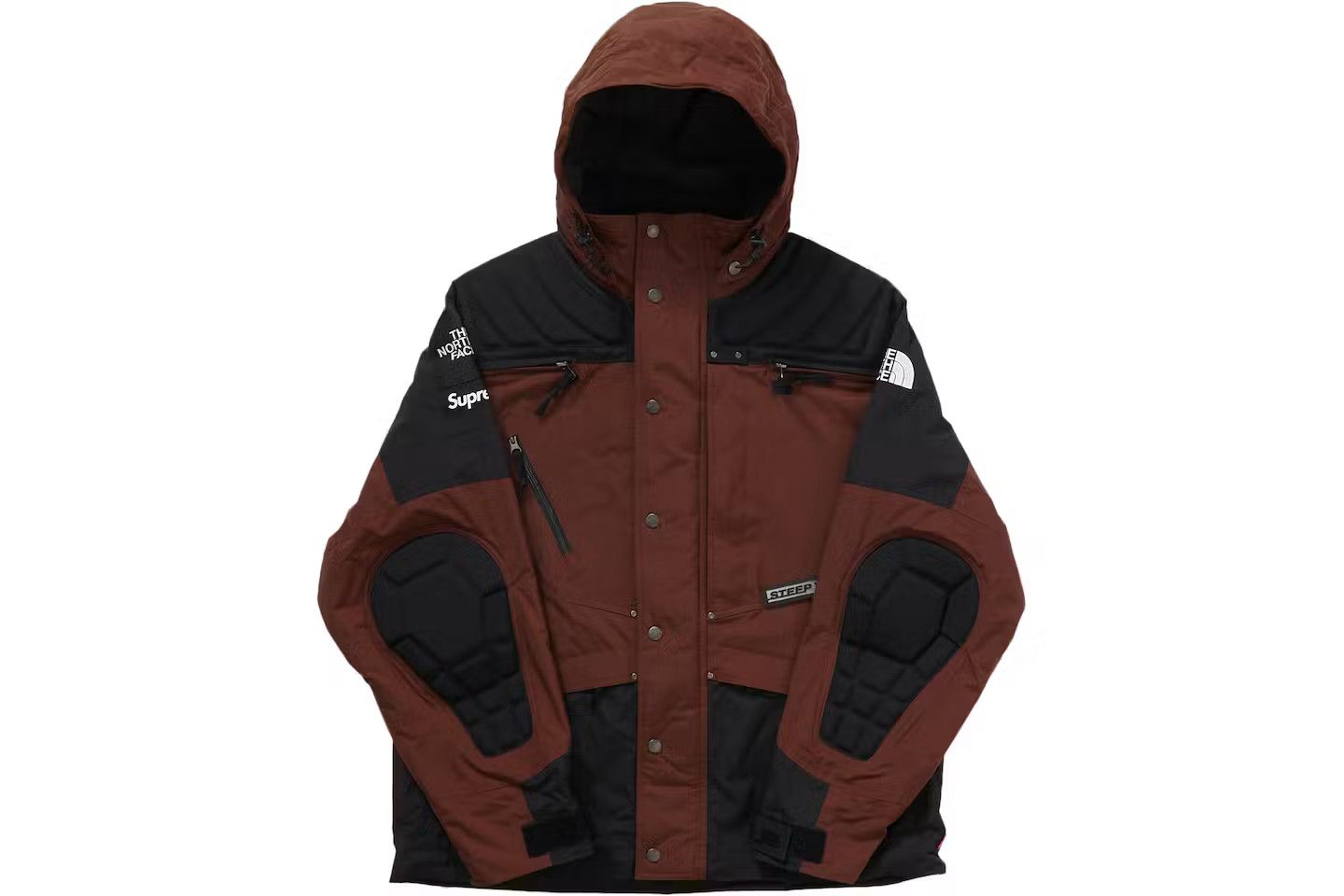 image of Supreme x The North Face Steep Tech Apogee Jacket in Brown, Men's (Size XL)