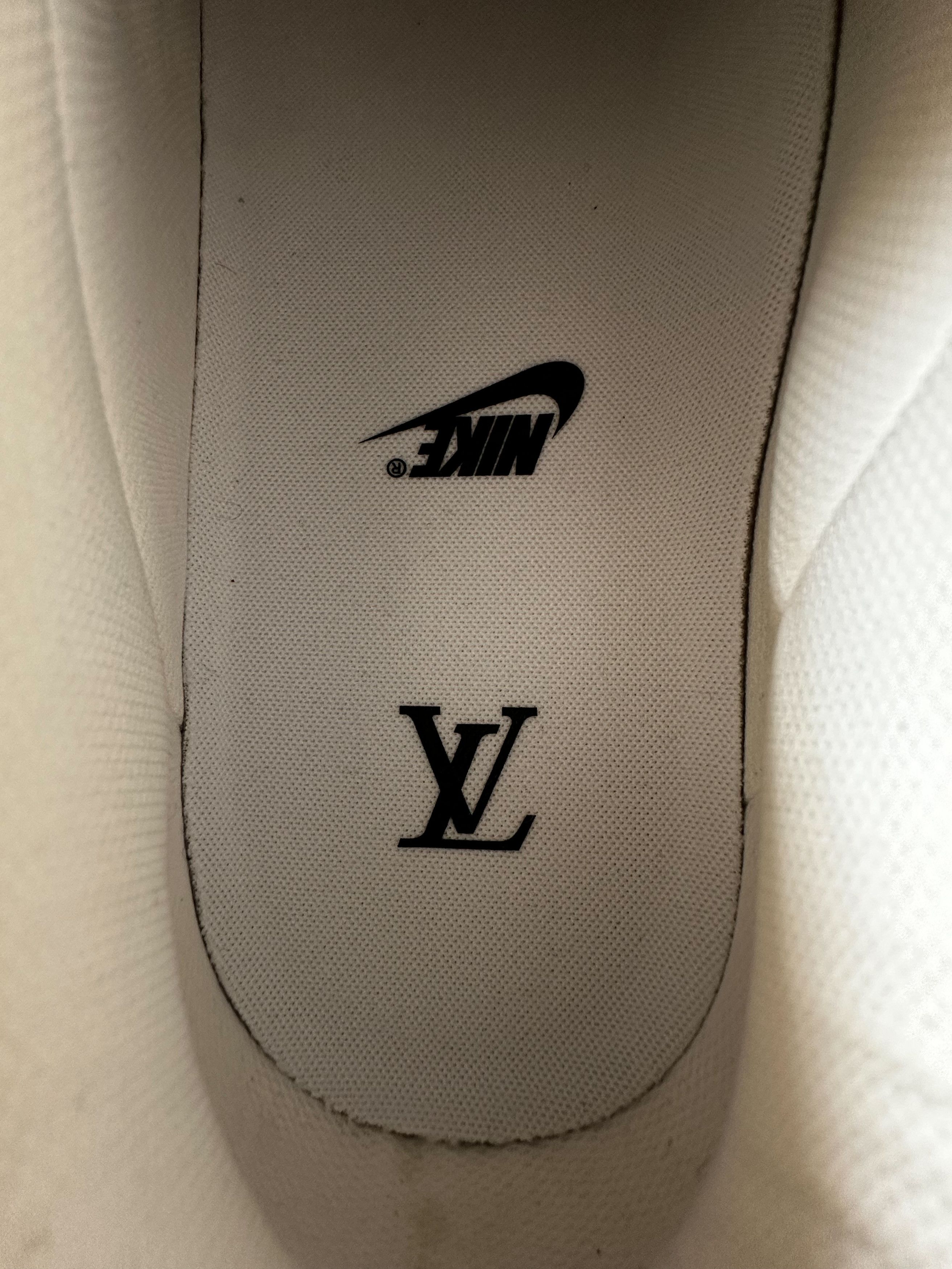 Louis Vuitton × Nike Louis Vuitton Nike Green & White Monogram Air Force 1 Size US 15 / EU 48 - 8 Thumbnail