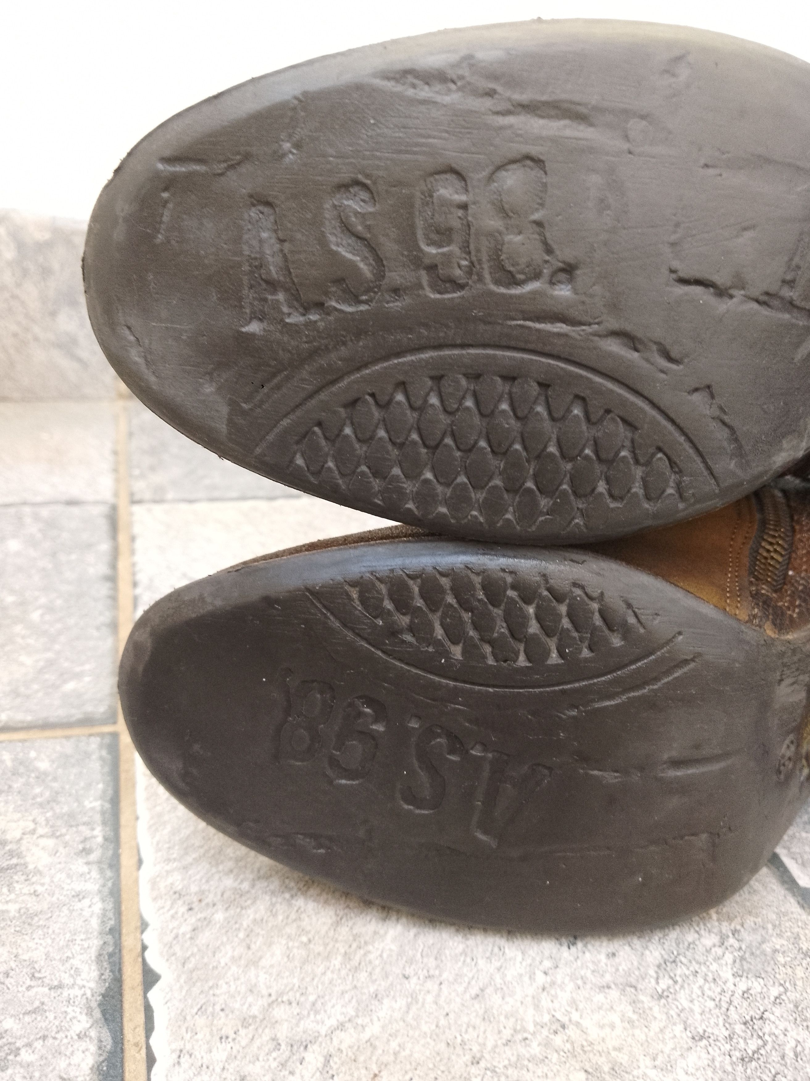 A.S.98 BOTIN 170201 SENAPE VERDE BOOTS Size US 9 / IT 39 - 12 Thumbnail