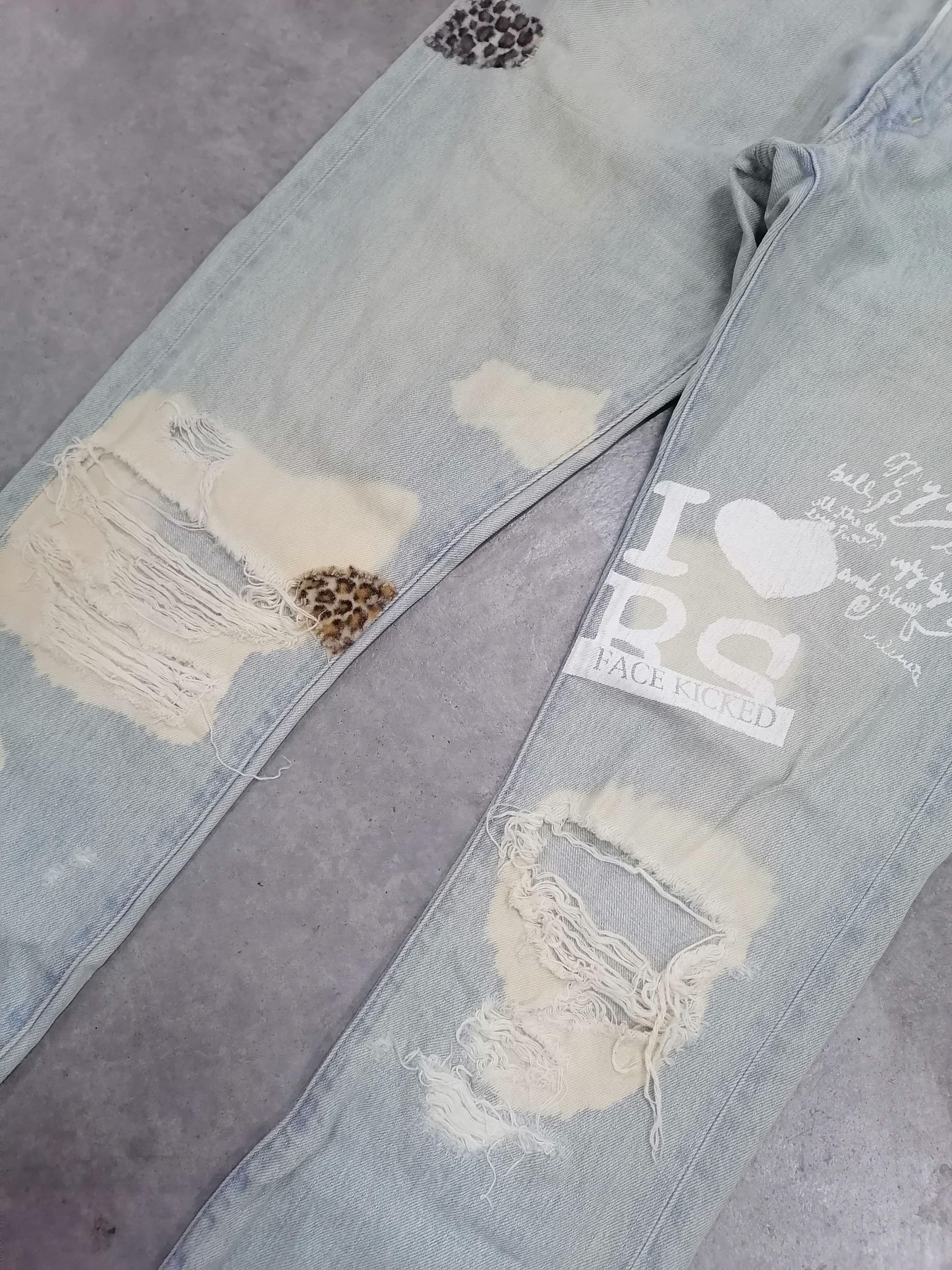 If Six Was Nine × Japanese Brand Destroy Jeans RNA Distressed Denim Pants Size US 29 - 4 Thumbnail