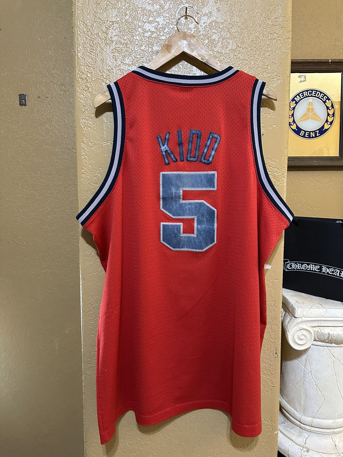 NBA × Nike × Vintage Vintage New Jersey Nets Jason Kidd Nike Jersey XXL Size US XXL / EU 58 / 5 - 2 Thumbnail