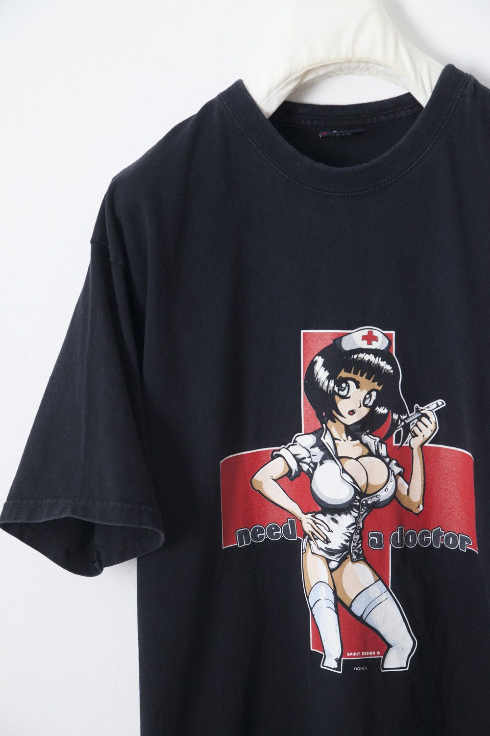 Vintage Vintage 1990's Spirit "Need a doctor" t-shirt Size US XL / EU 56 / 4 - 2 Thumbnail