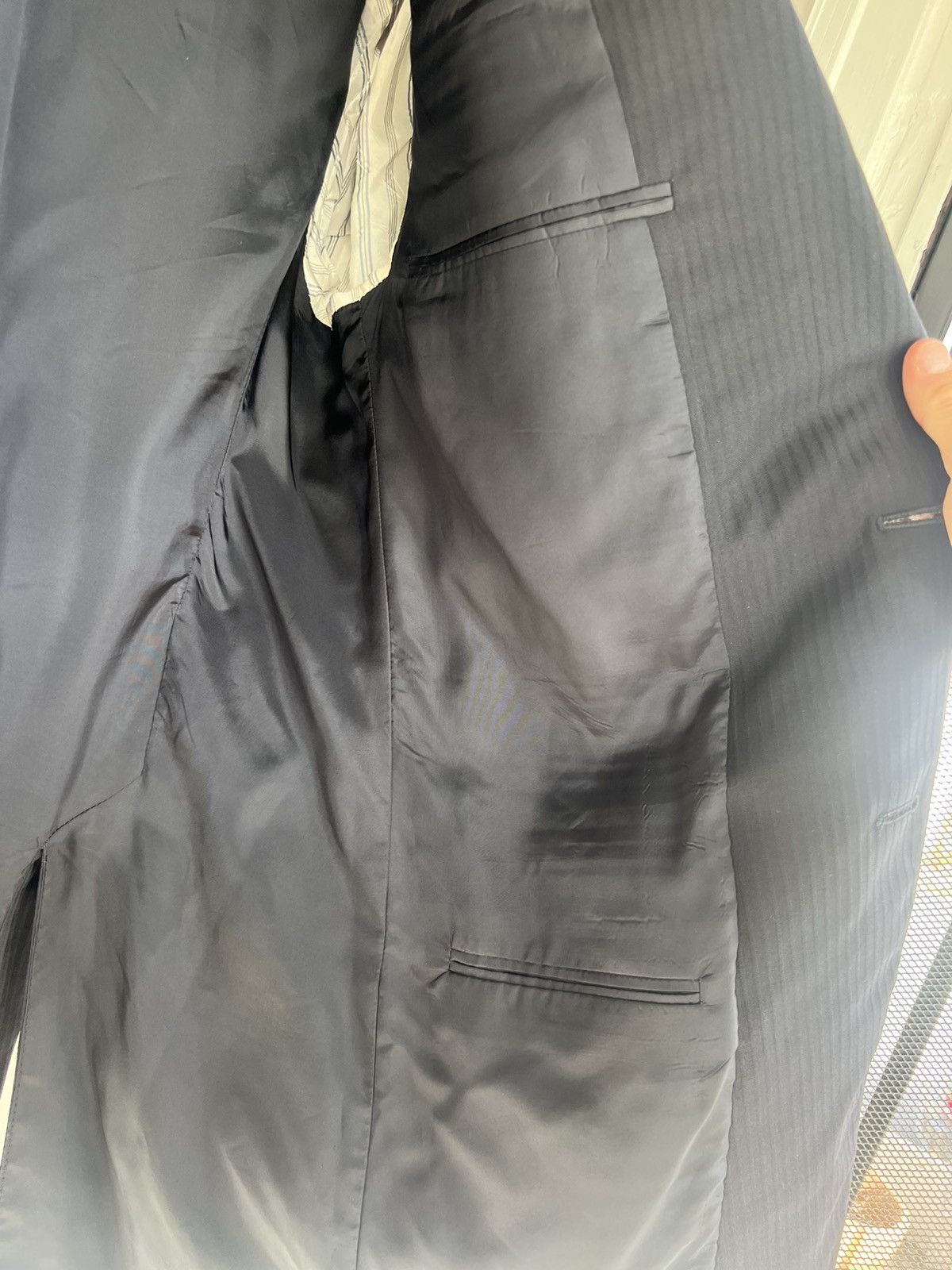 Armani Collezioni Armani Collezioni Striped Blazer Size 42R - 4 Thumbnail