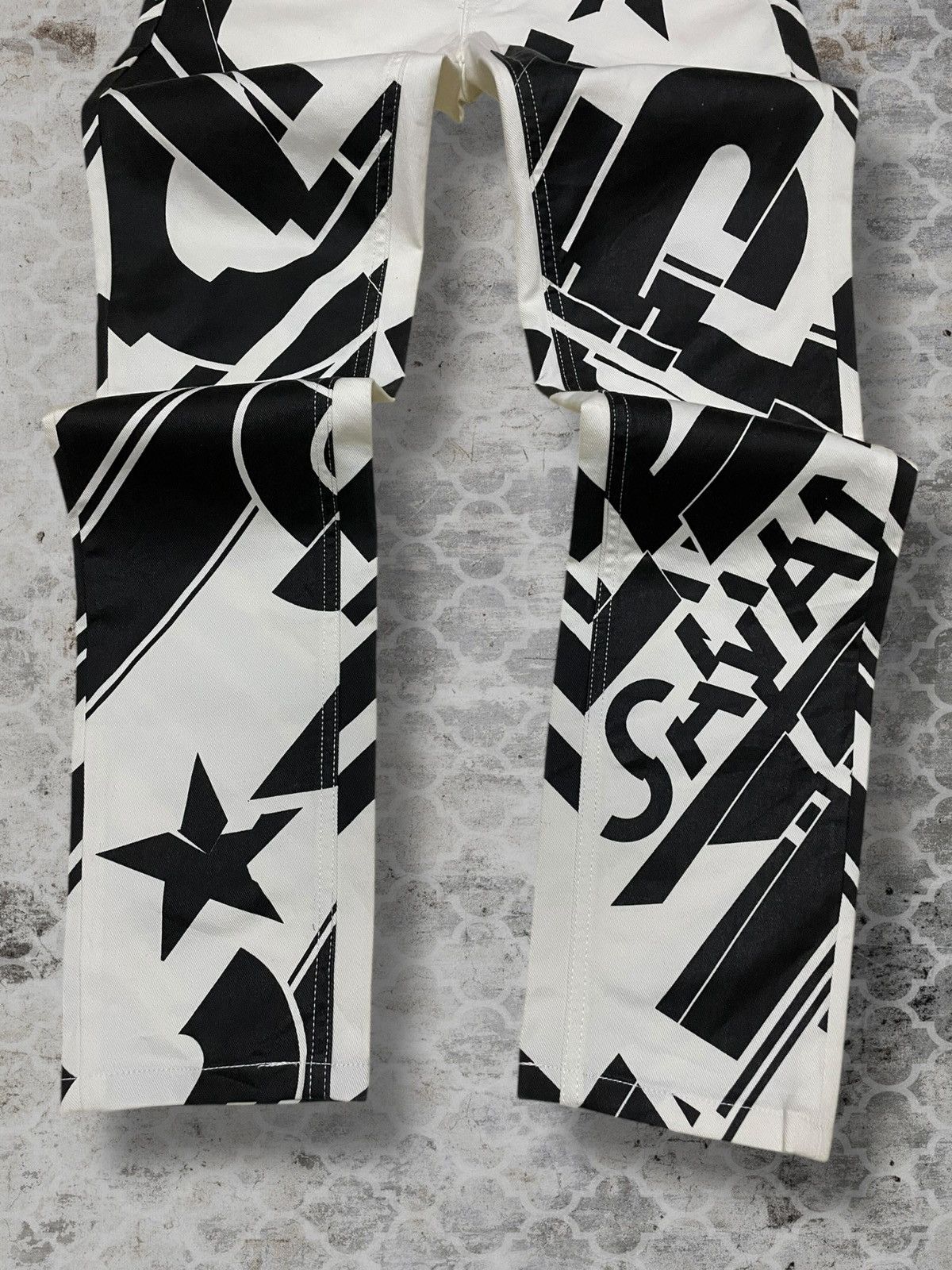 Just Cavalli Authentic Designer Just Cavalli Patterned Skinny Denim Size 24" / US 00 / IT 34 - 3 Thumbnail