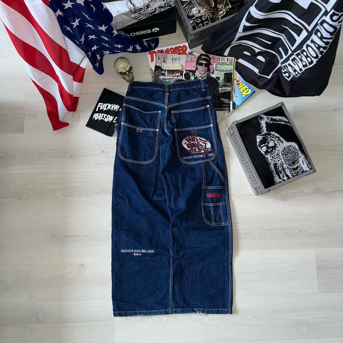 JNCO jnco style jeans 594 y2k🗡️ Size US 31 - 3 Thumbnail