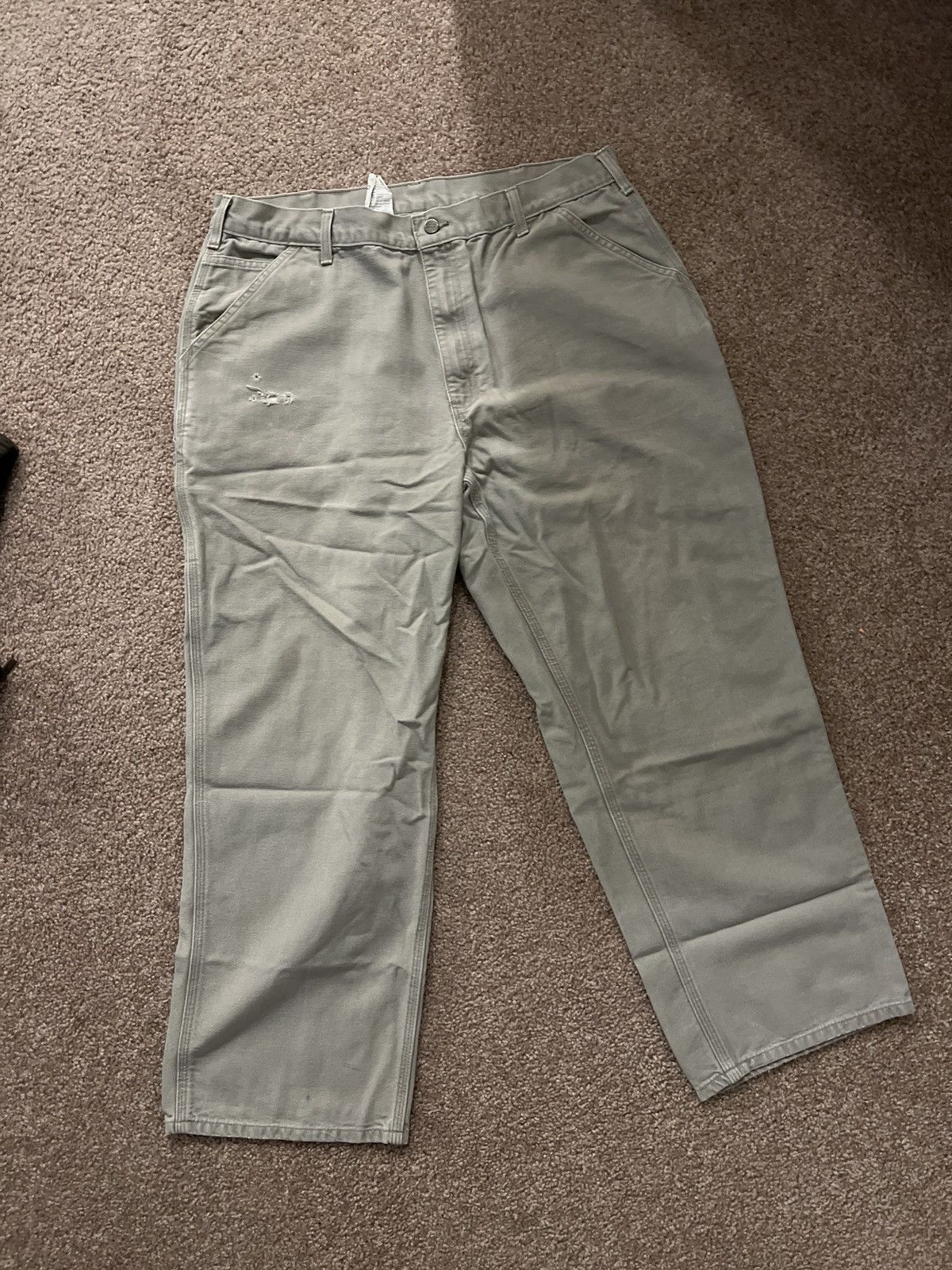 Carhartt × Vintage Carhartt Wideleg Pants Workwear Size US 40 / EU 56 - 2 Thumbnail