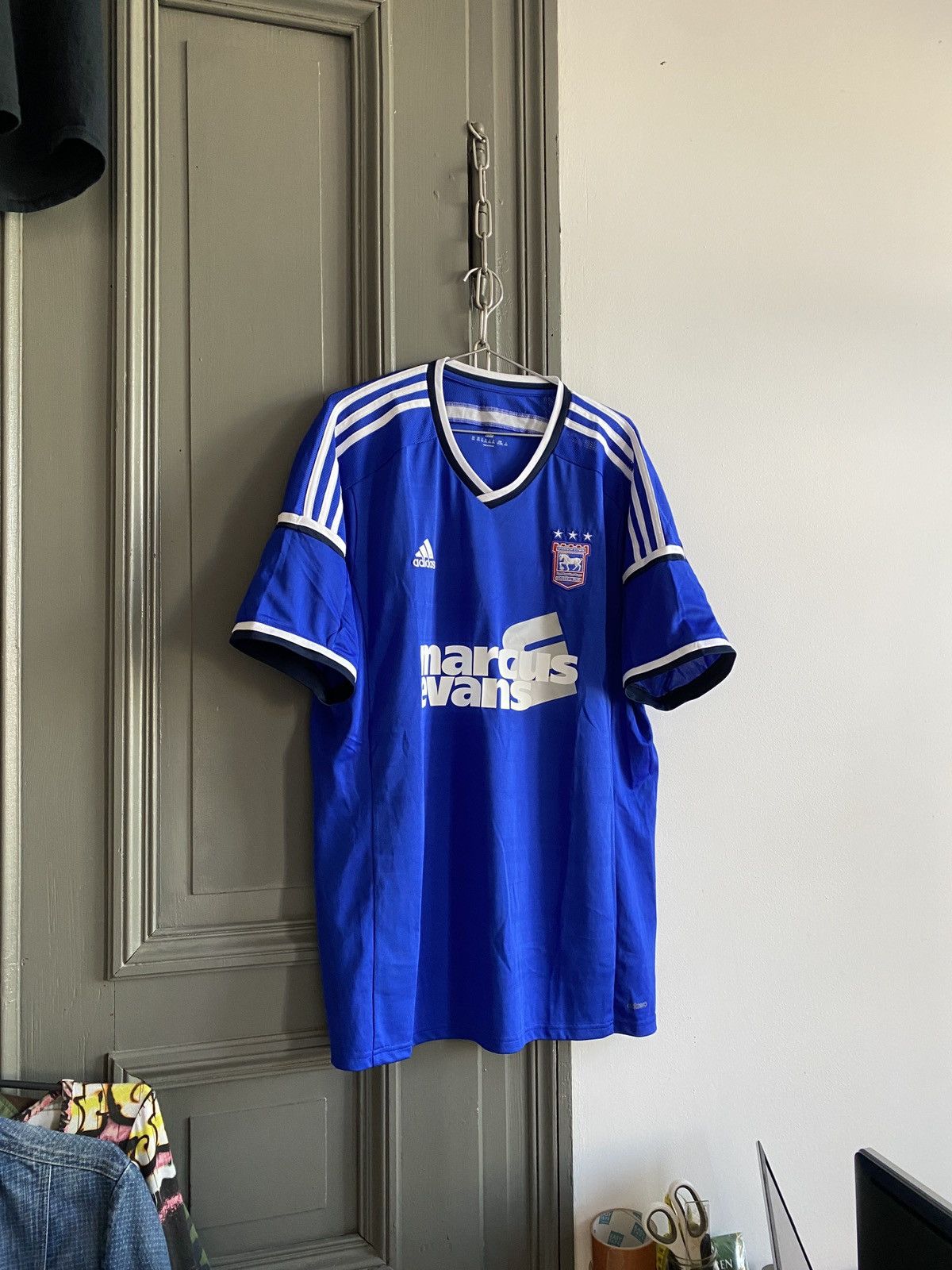 Adidas 2014-2015 Adidas Ipswich Town Home Kit Jersey XXL Size US XXL / EU 58 / 5 - 6 Thumbnail