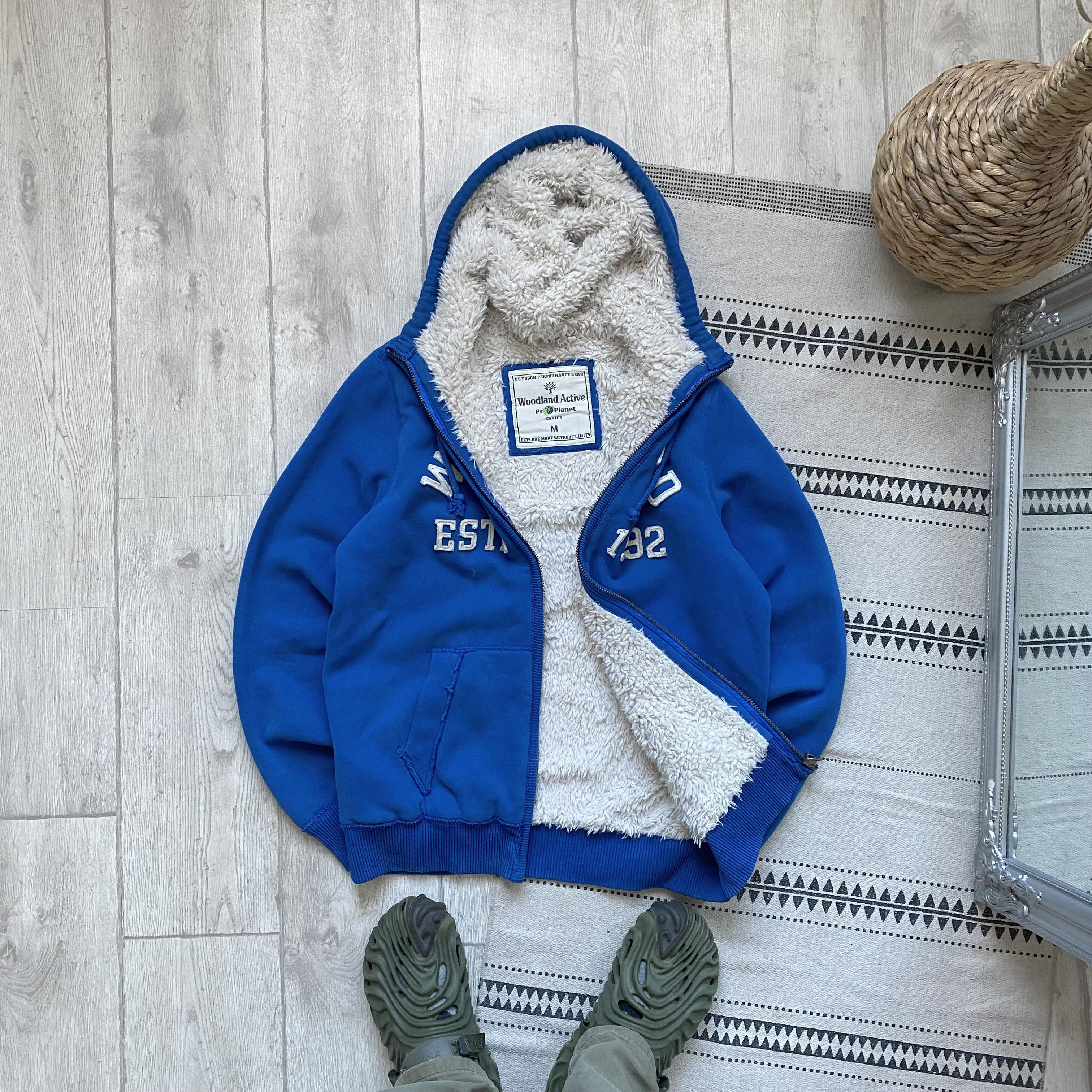 Abercrombie & Fitch Vintage Y2K Faux Fur hoodie Abercrombie Fitch style Size US M / EU 48-50 / 2 - 1 Thumbnail