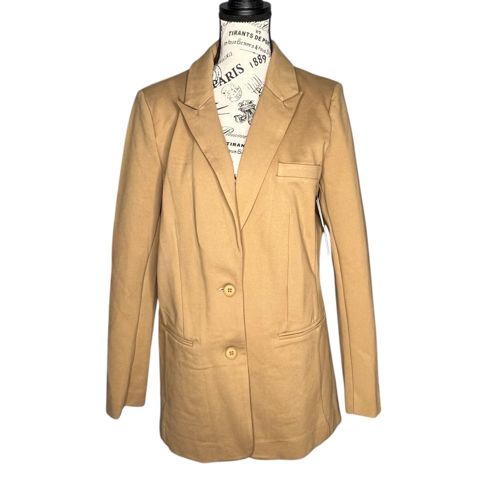 Other Alexis Oversized Button Cuff 2 Pocket Long Sleeve Blazer Size M / US 6-8 / IT 42-44 - 1 Thumbnail