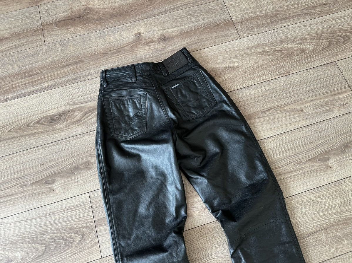 Harley Davidson Harley Davidson Vintage Leather Pants Size 28" / US 6 / IT 42 - 10 Thumbnail