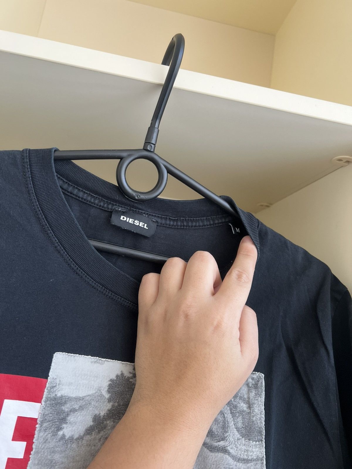 Diesel Diesel T-Shirt Black Size M Size US M / EU 48-50 / 2 - 8 Thumbnail