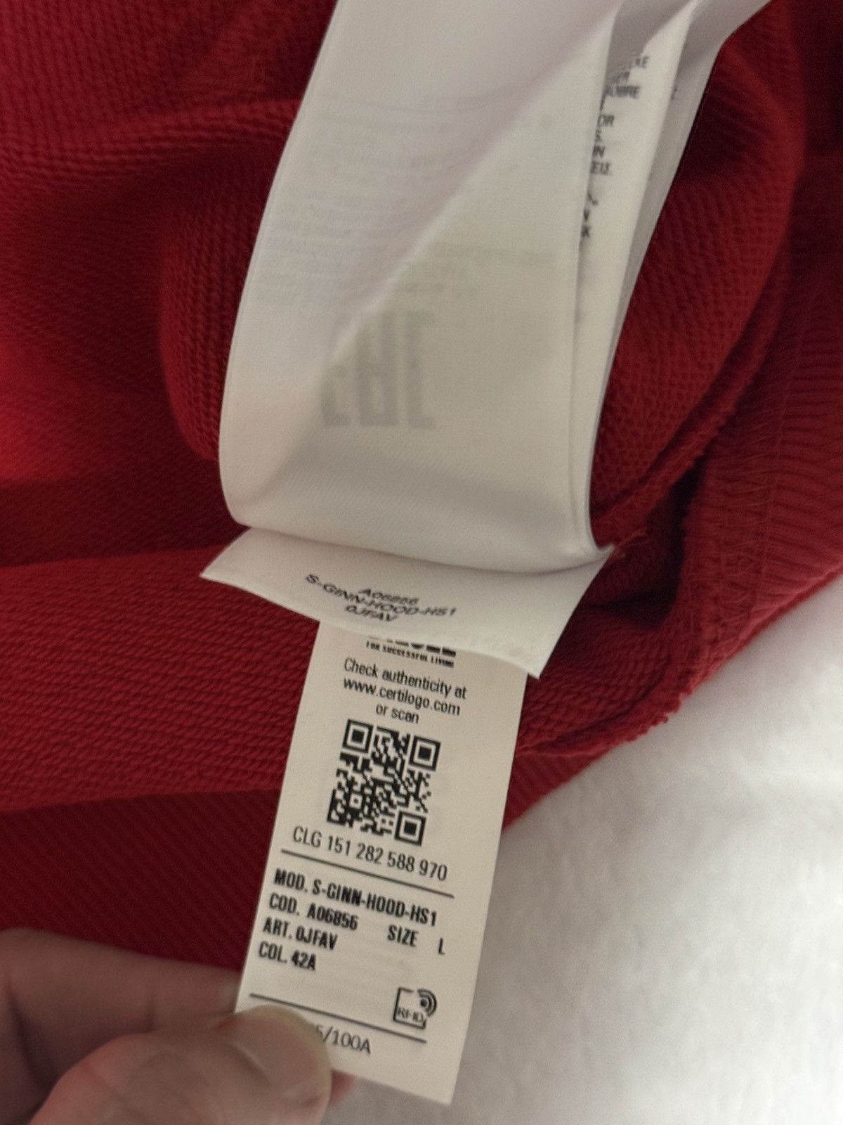 Diesel Diesel Brushed Cotton Hoodie US Medium Size US M / EU 48-50 / 2 - 6 Thumbnail