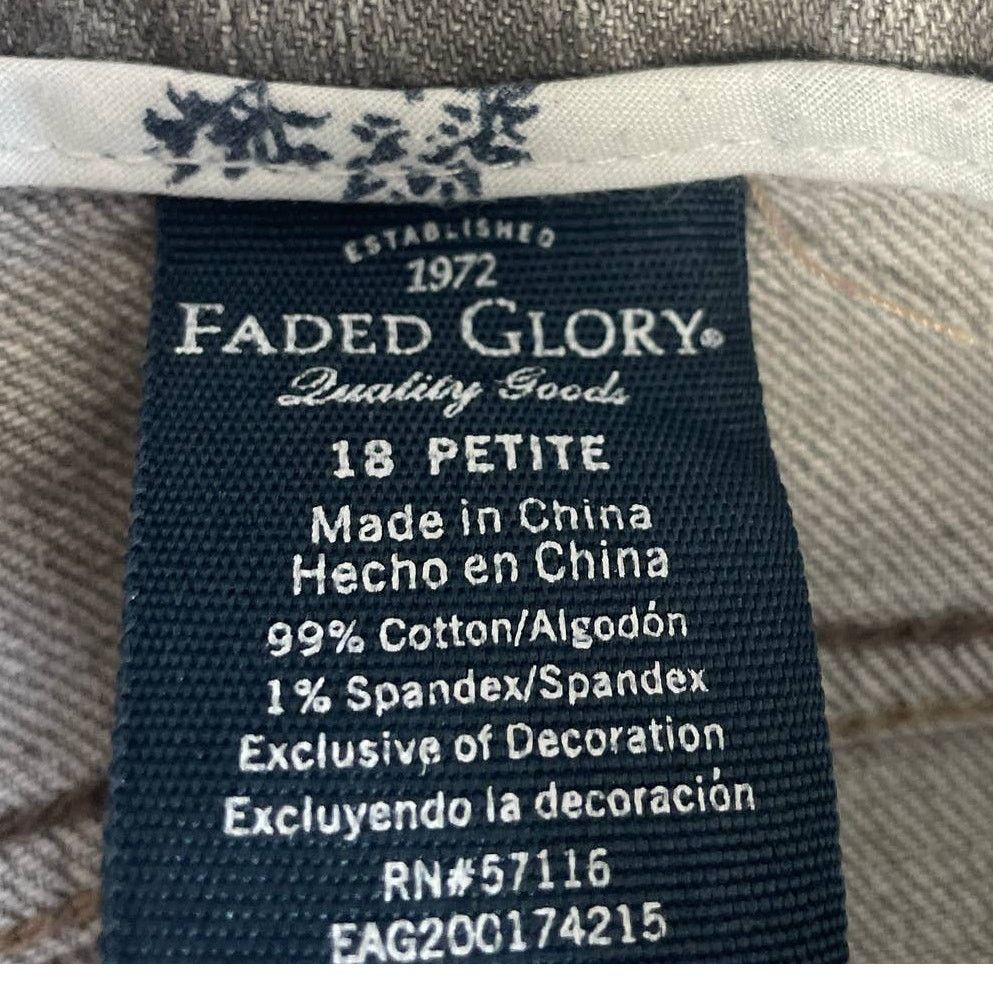 Faded Glory Faded Glory Size 18 Petite Boot Cut Straight Leg Denim Jeans Size 40" / US 18 - 4 Thumbnail