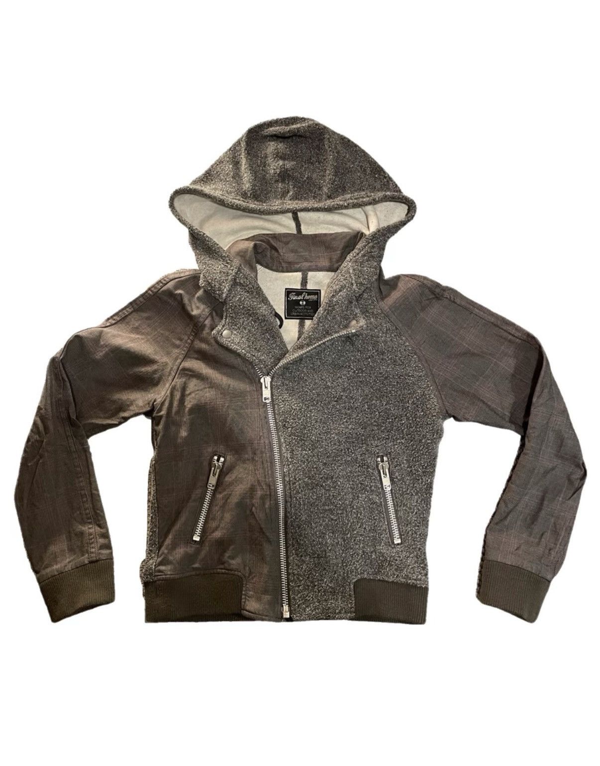 Final Home Final Home Mixed Media Plaid Biker Jacke K24 Size US S / EU 44-46 / 1 - 1 Thumbnail