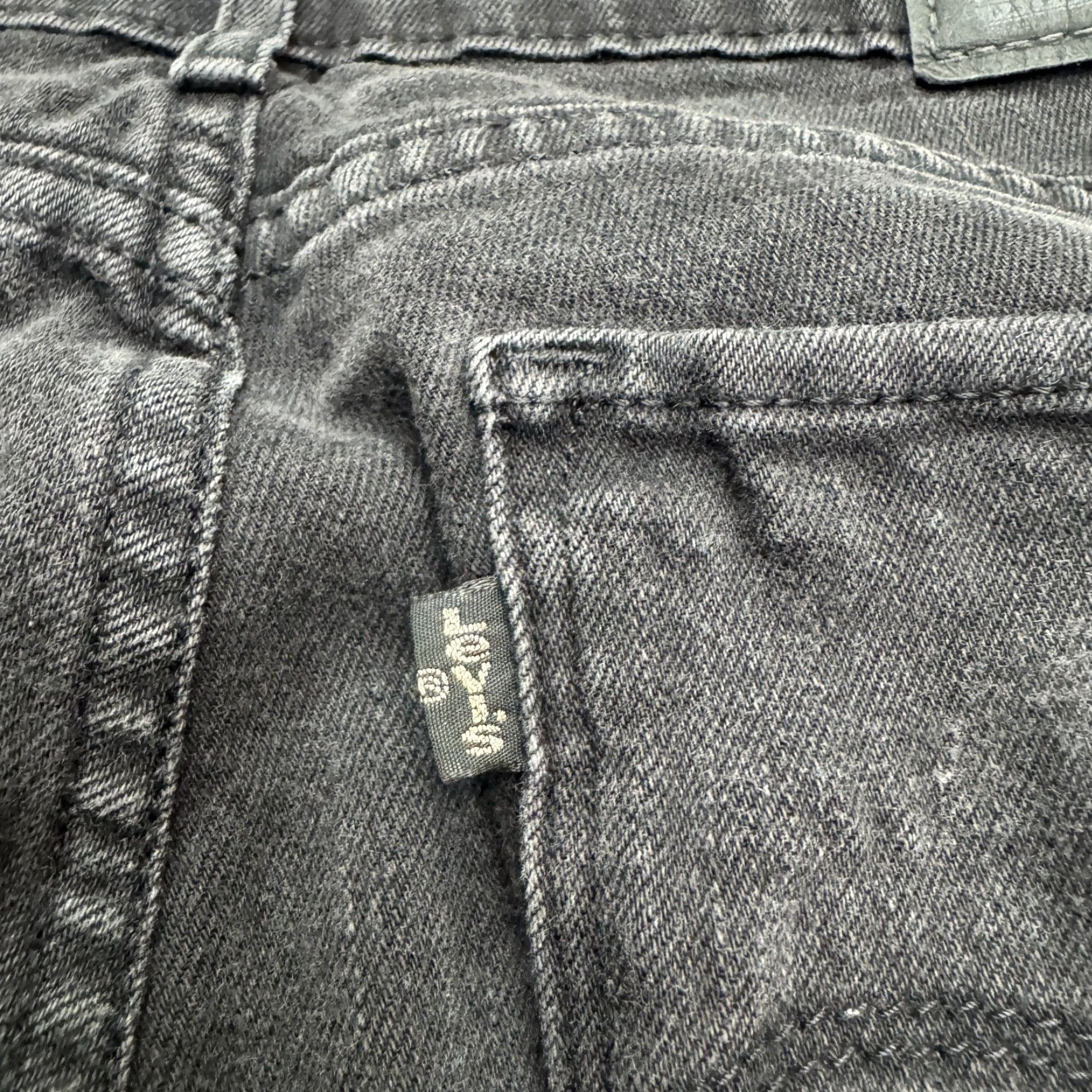 Levi's Levi's Jeans Womens 30 Black Washed Stretch 721 High Rise Skinny Denim Size 30" / US 8 / IT 44 - 6 Thumbnail